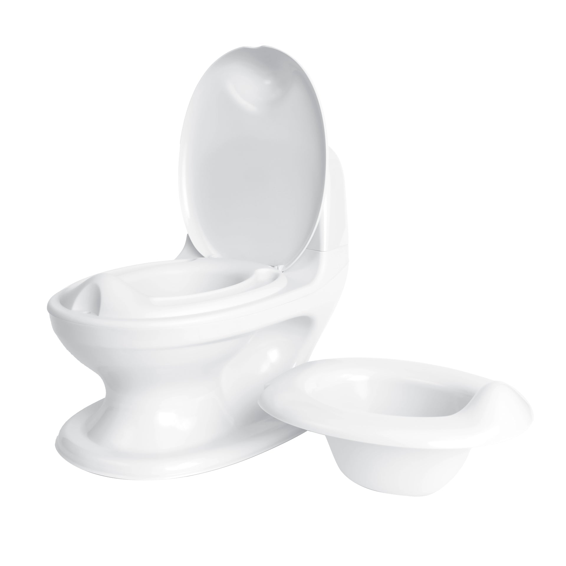 My Real Potty Training Toilet with Life-Like Flush Button & Sound - White - Nuby US