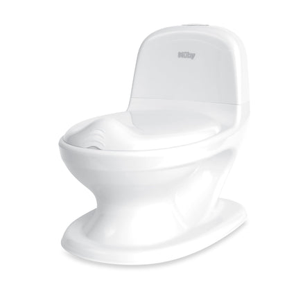 My Real Potty Training Toilet with Life-Like Flush Button & Sound - White - Nuby US