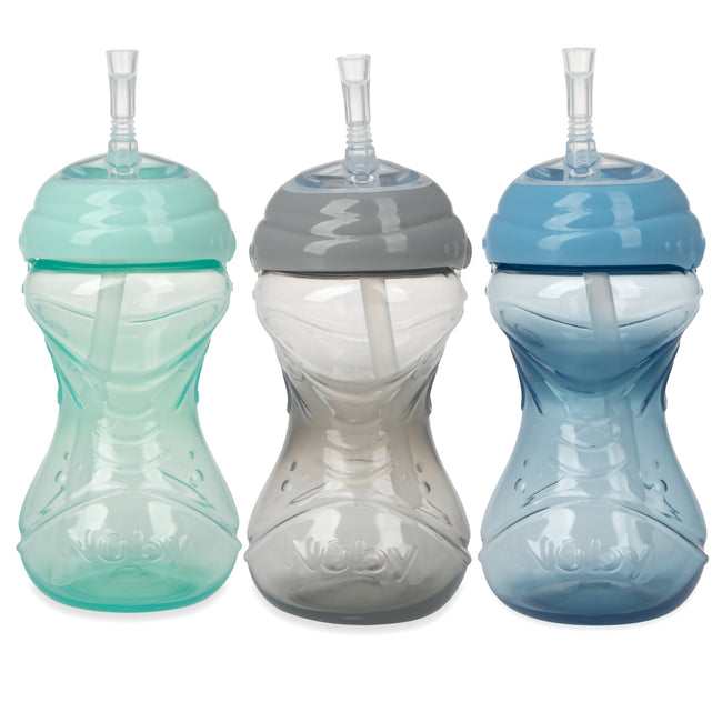 Clik-It Soft Spout Easy Grip Sippy Cup Neutral 3 Pack