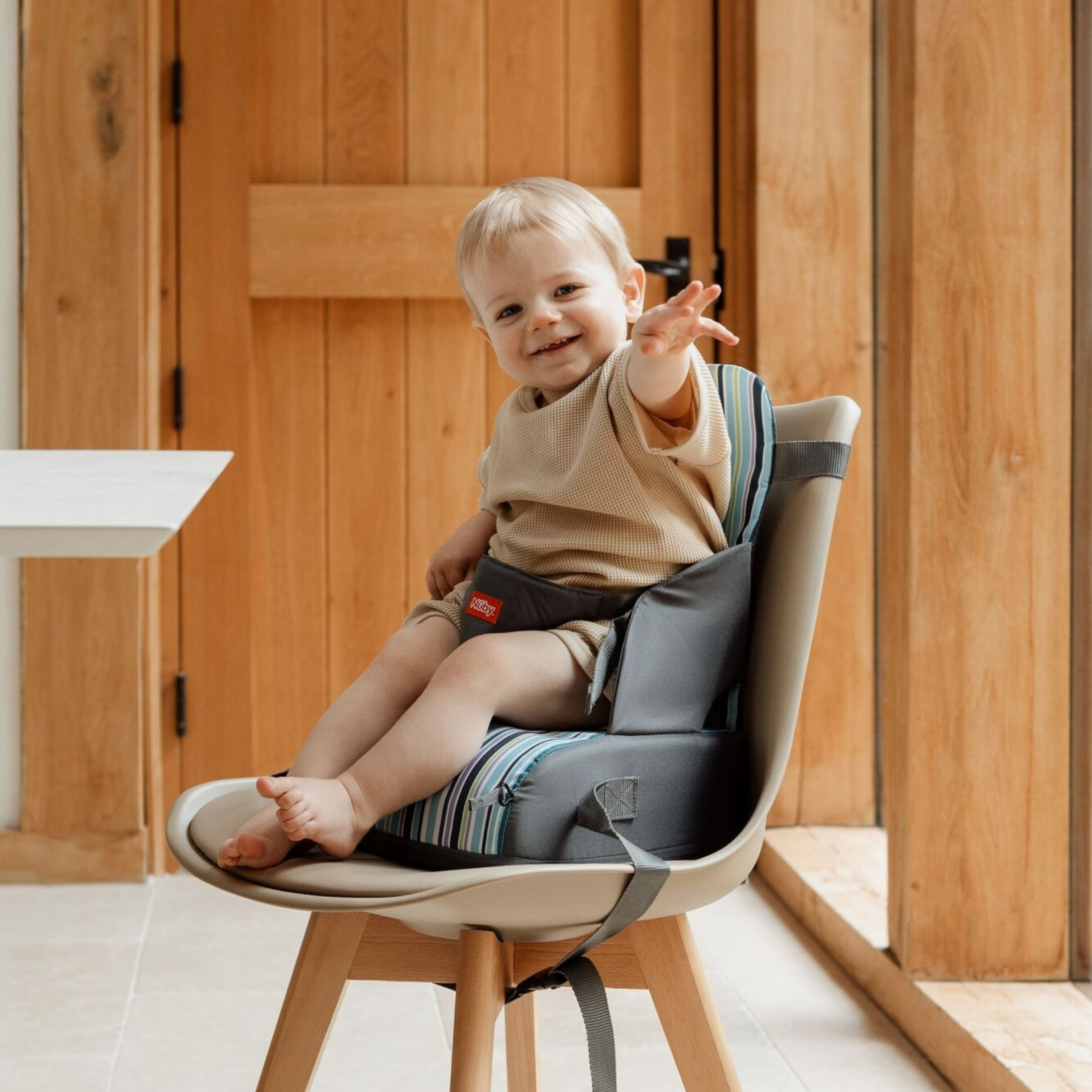 Nuby Travel Booster Seat Stripes