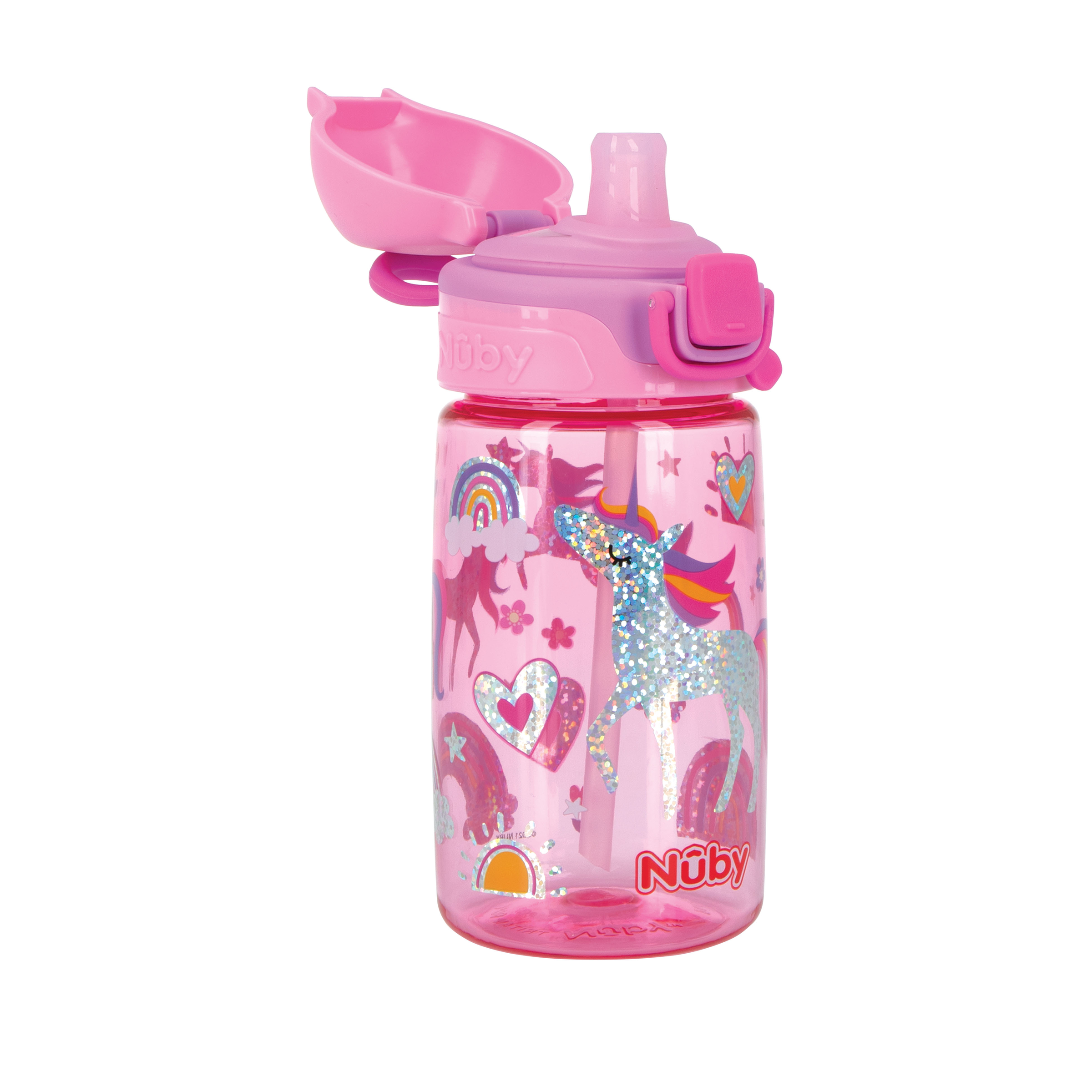 Nuby Thirsty Kids Flip-It Bolt Silicone Spout Cup 415ml
