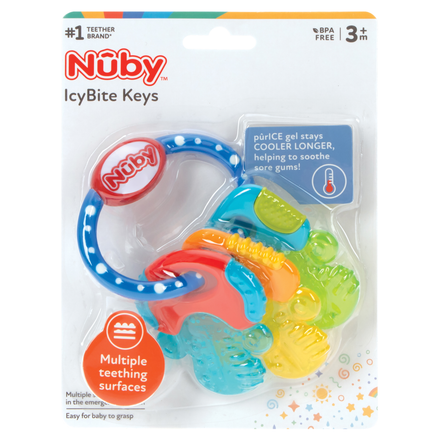 Nuby IcyBite Teether Keys