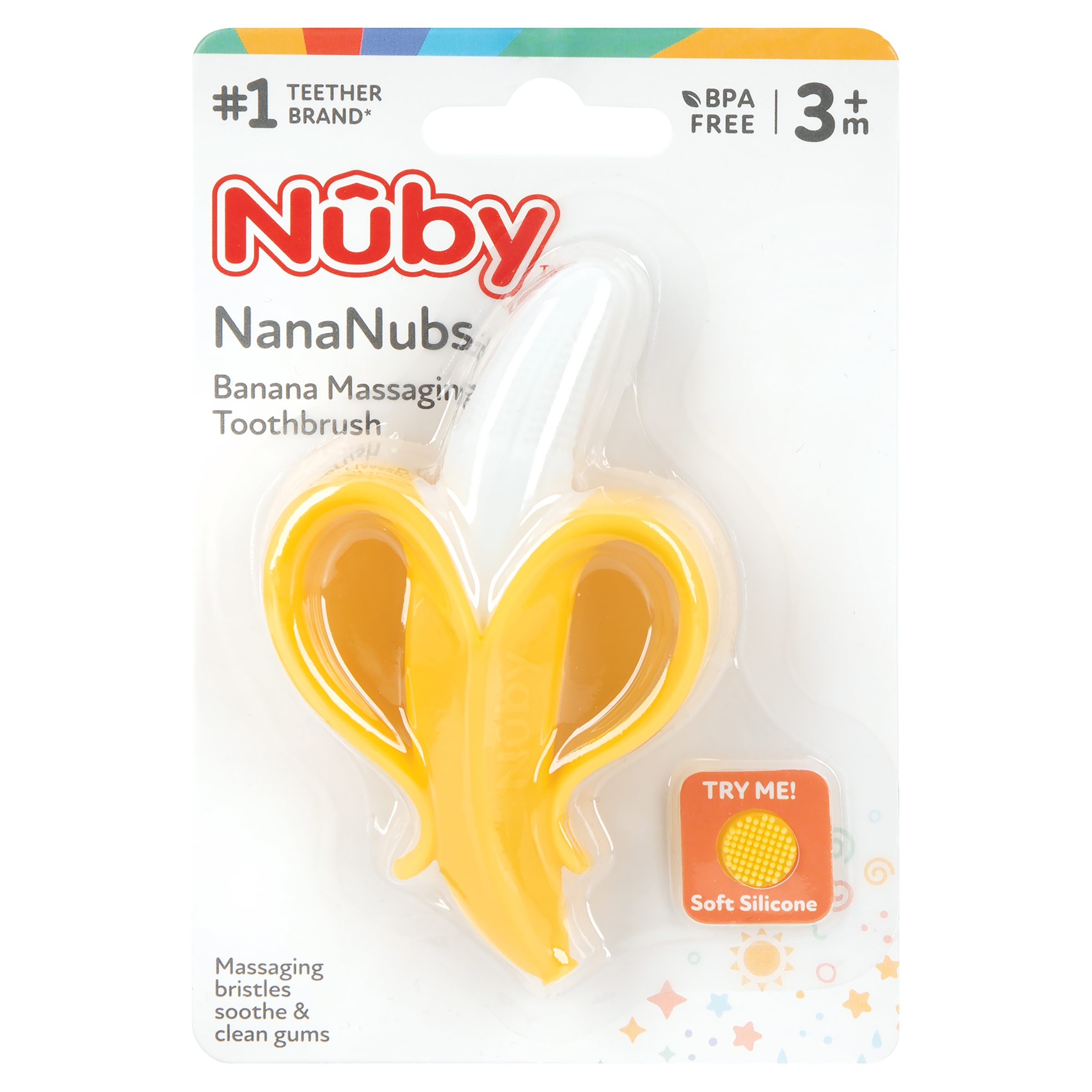 Nuby NanaNubs Banana Gum Massaging Toothbrush
