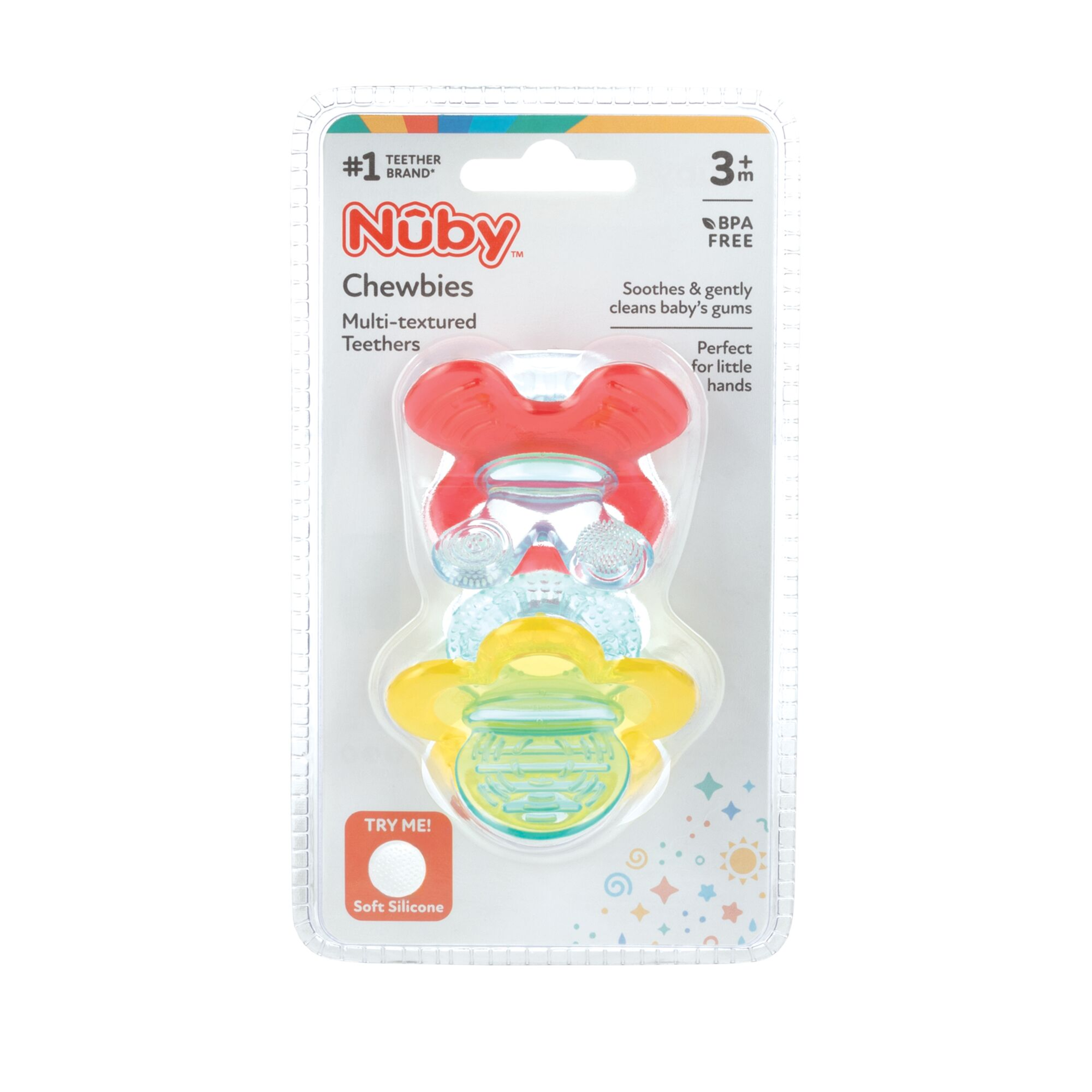 Nuby Chewbies Teether 2 Pack