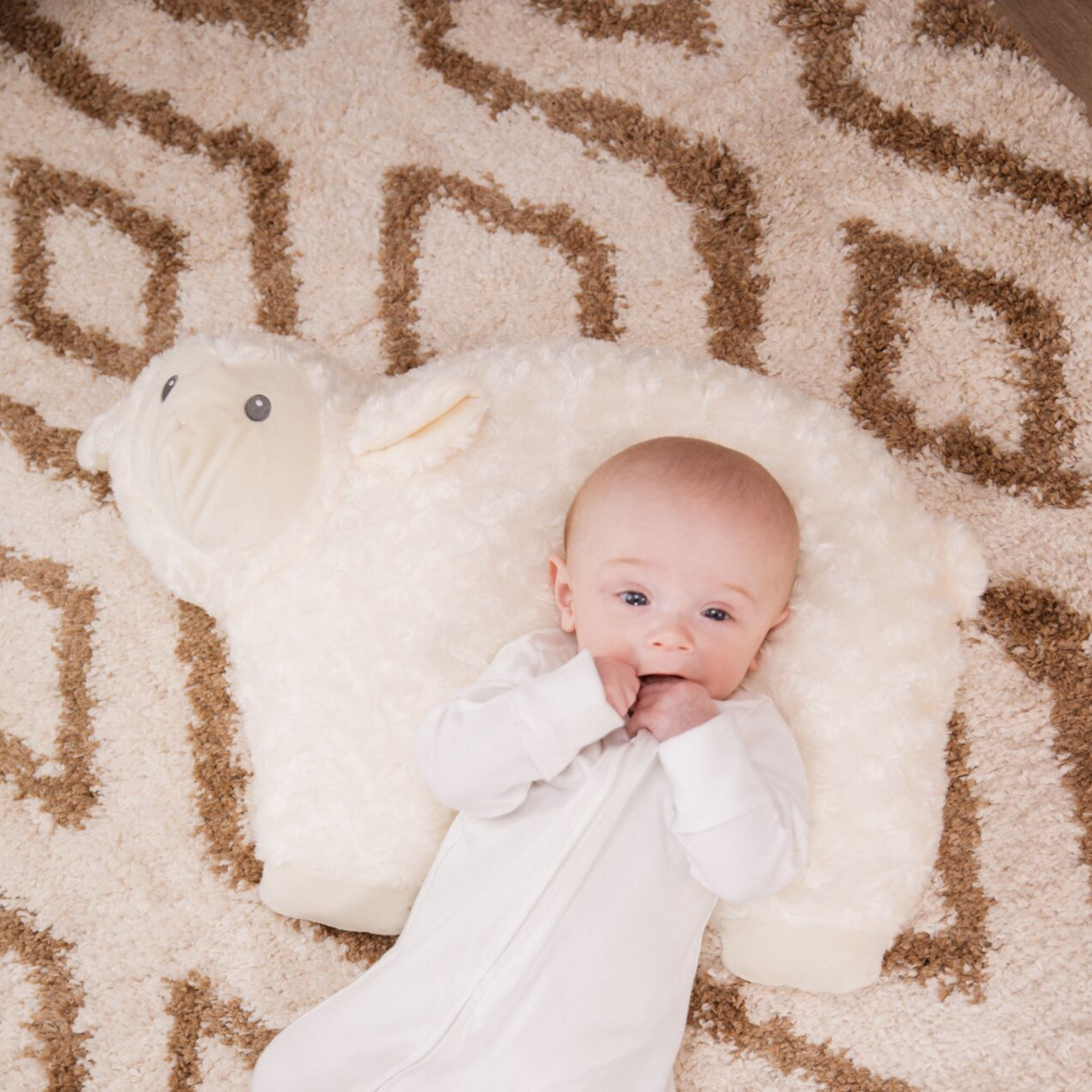 Nuby Lamb Tummy Time Pillow