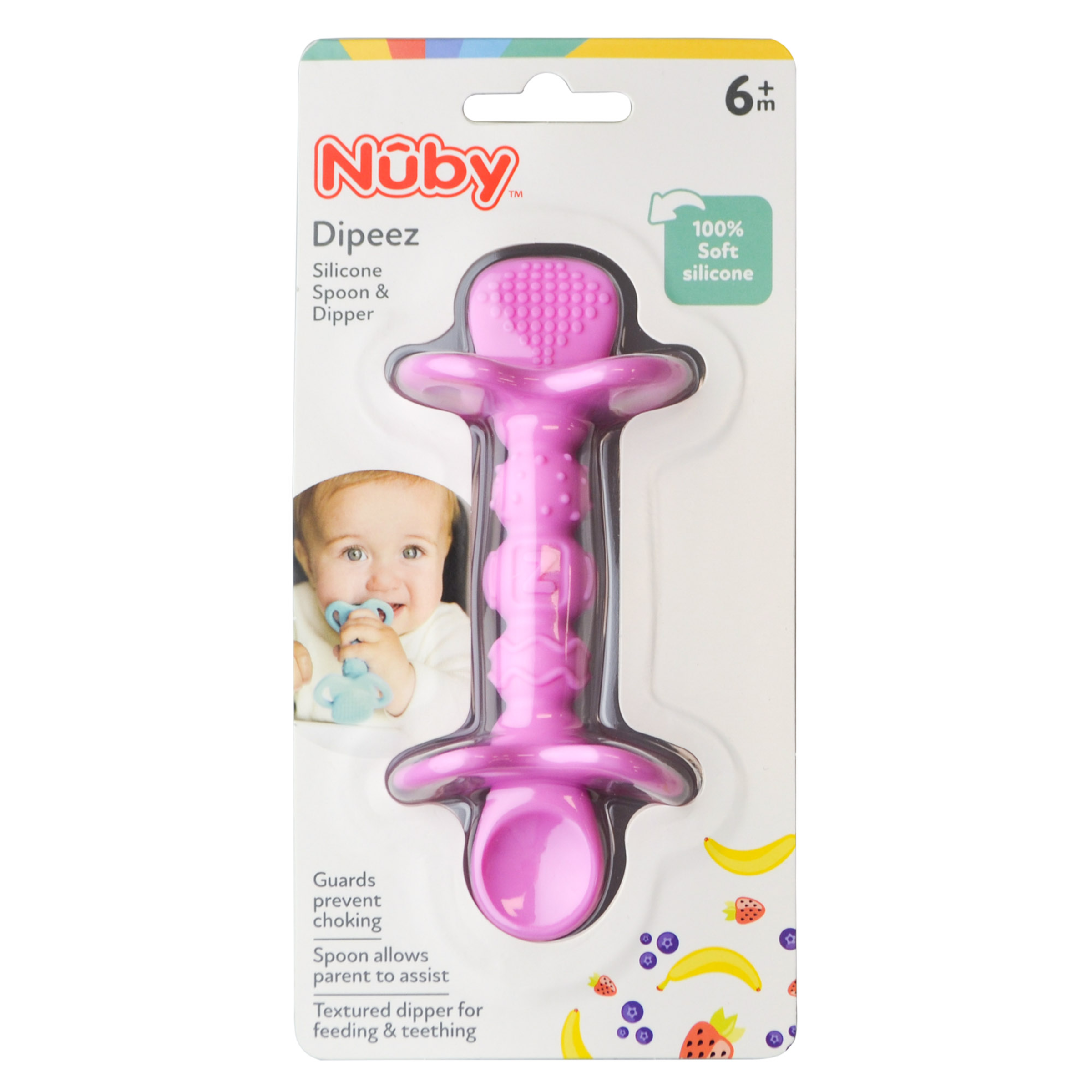Nuby Dippeez Silicone Spoon & Dipper
