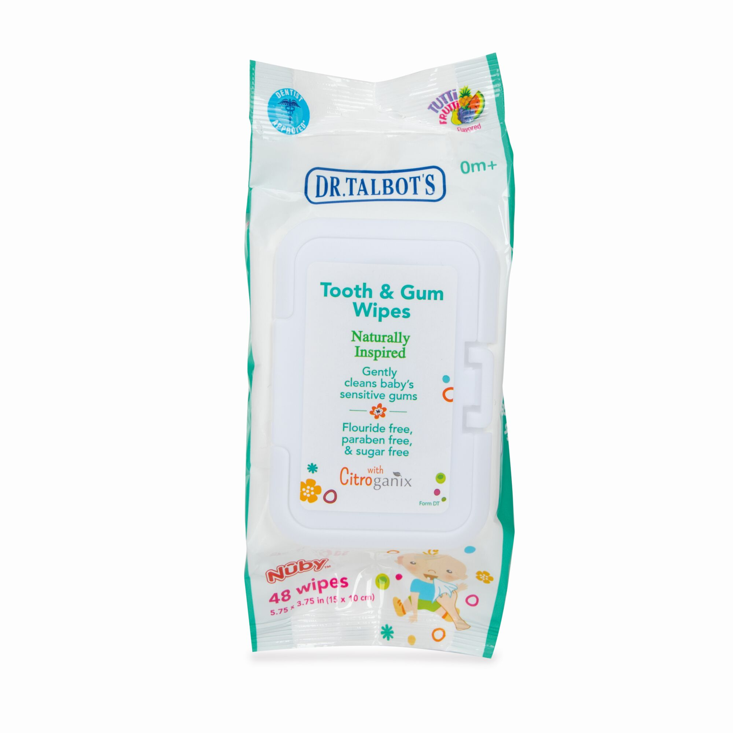 Nuby Citroganix Pacifier & Teether Wipes