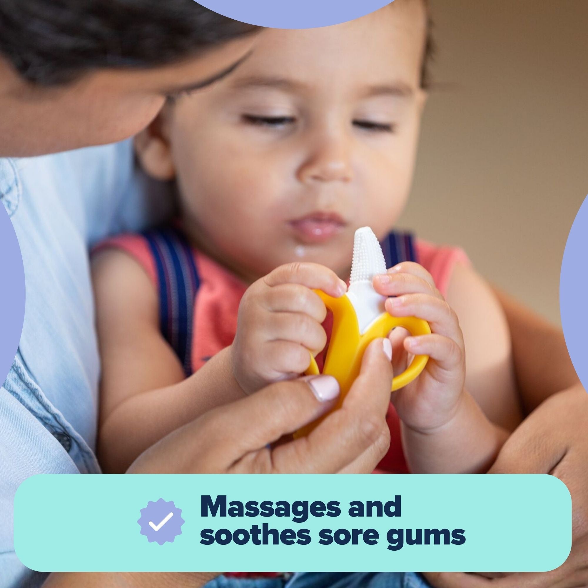 Nuby NanaNubs Banana Gum Massaging Toothbrush