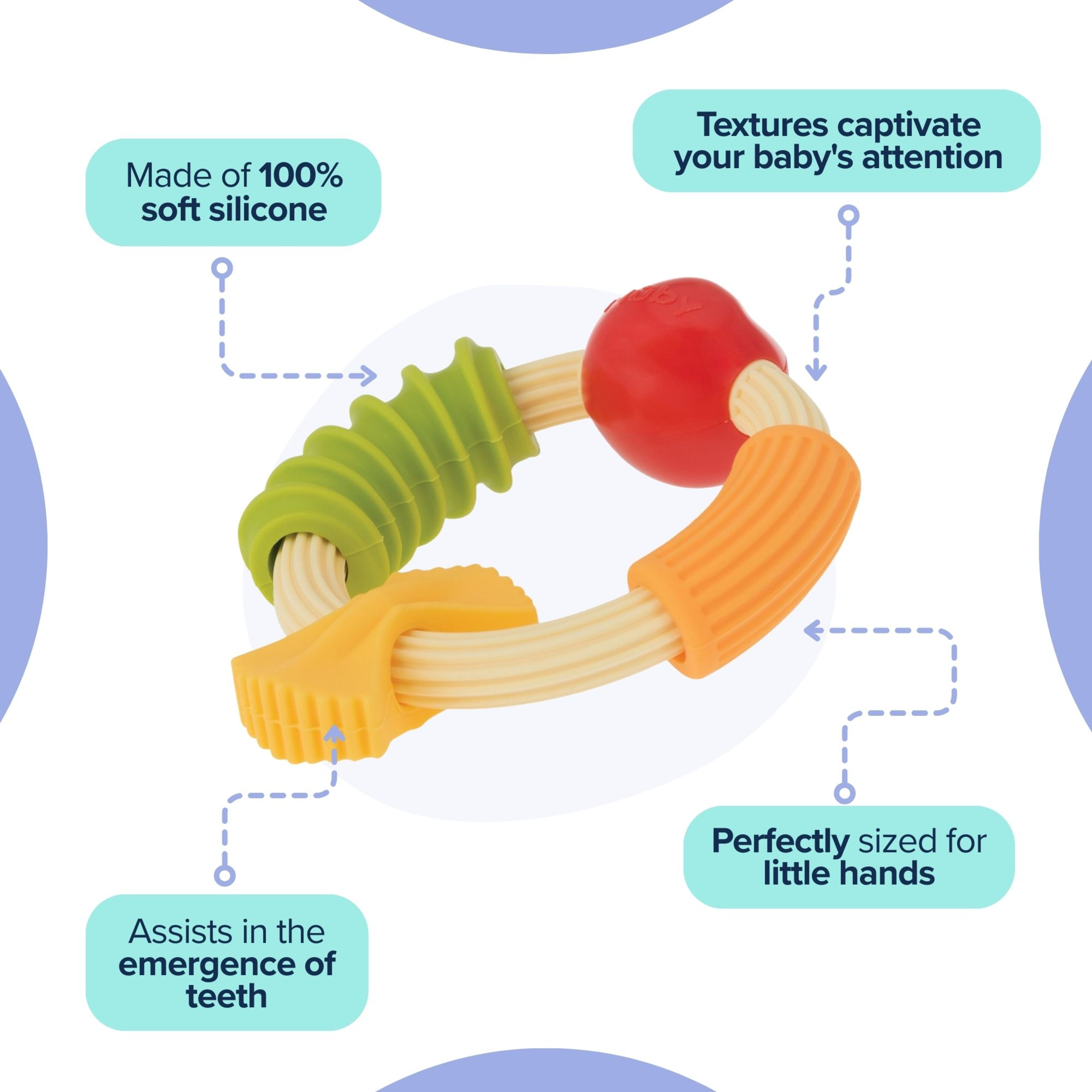 Nuby Pasta Ring Teether