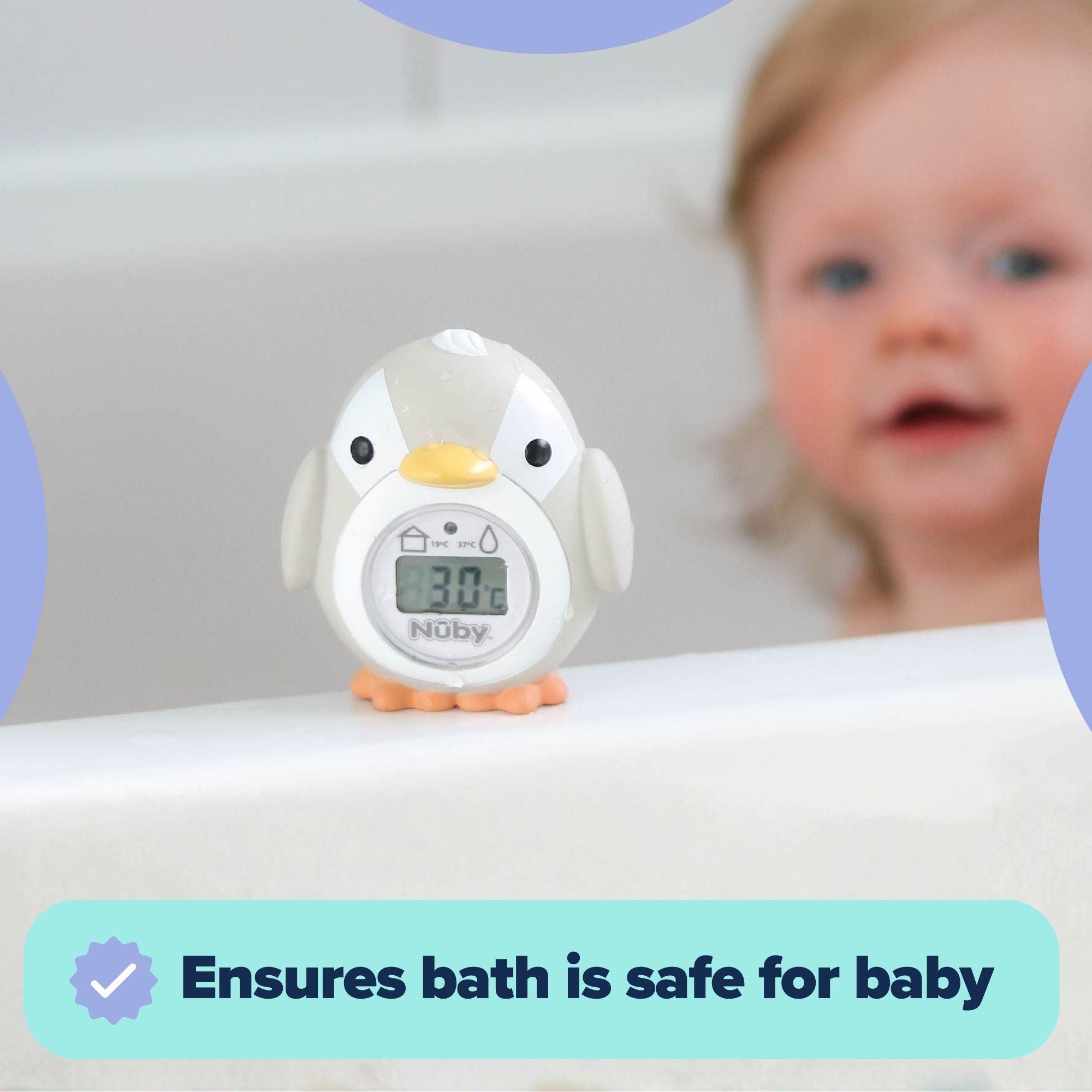 Nuby Penguin Bath & Room Thermometer