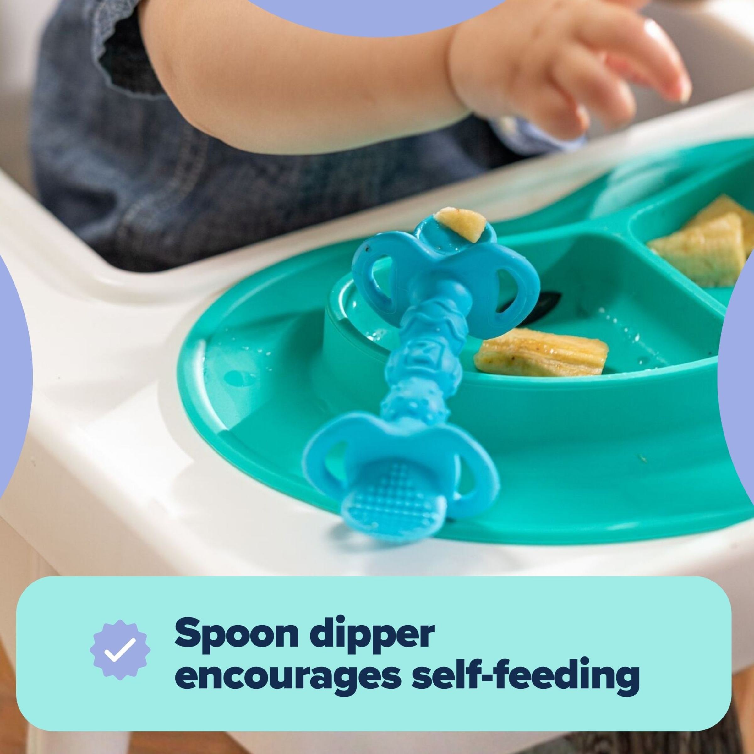 Nuby Dippeez Silicone Spoon & Dipper