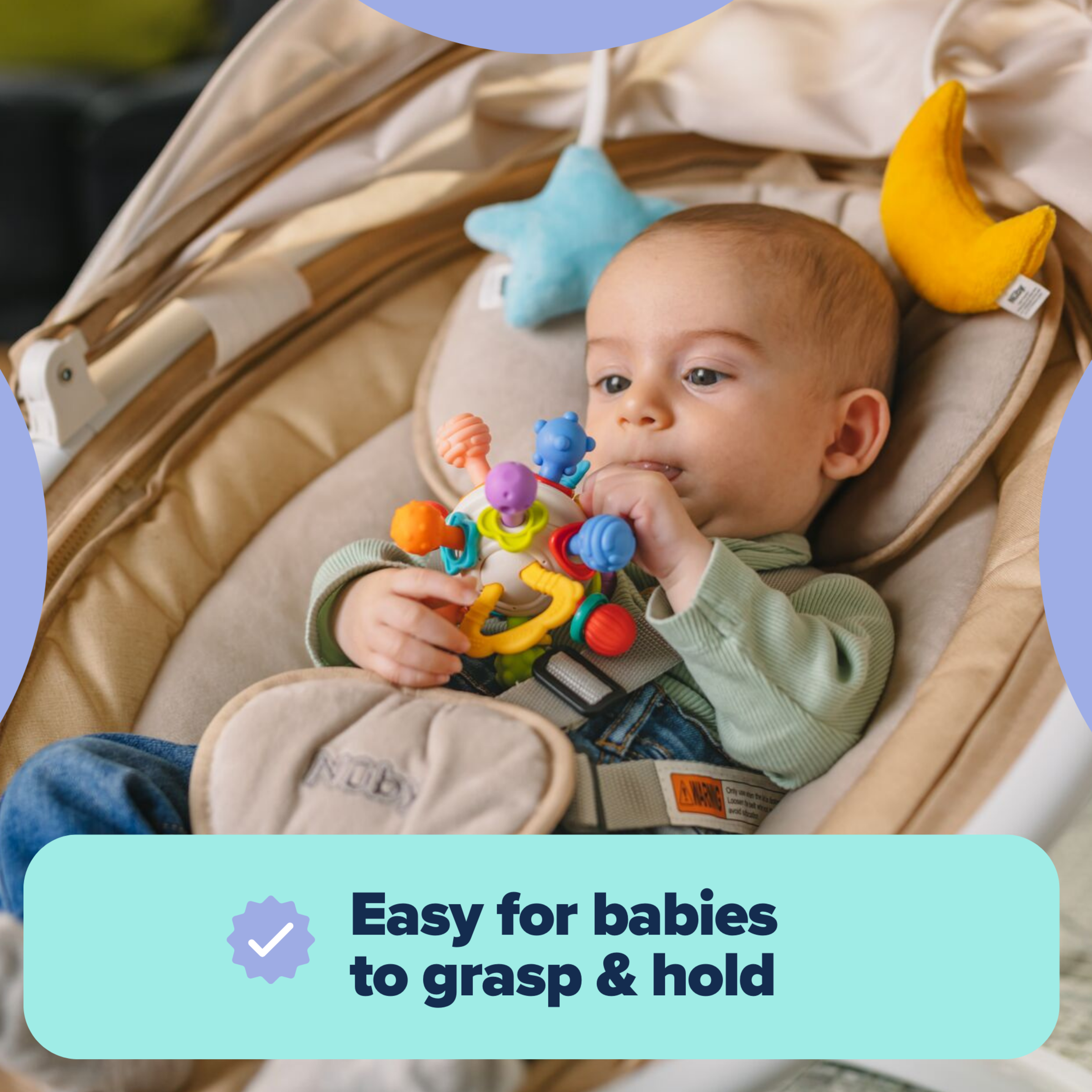 Nuby Twist Ball Activity Toy Teether