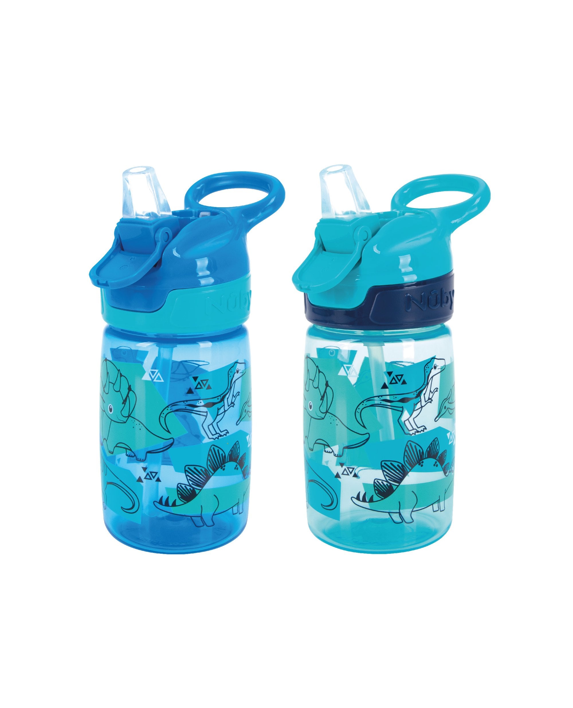 Incredible Gulp Water Bottle Dinosaur 2 Pack Cups Nuby Default Title