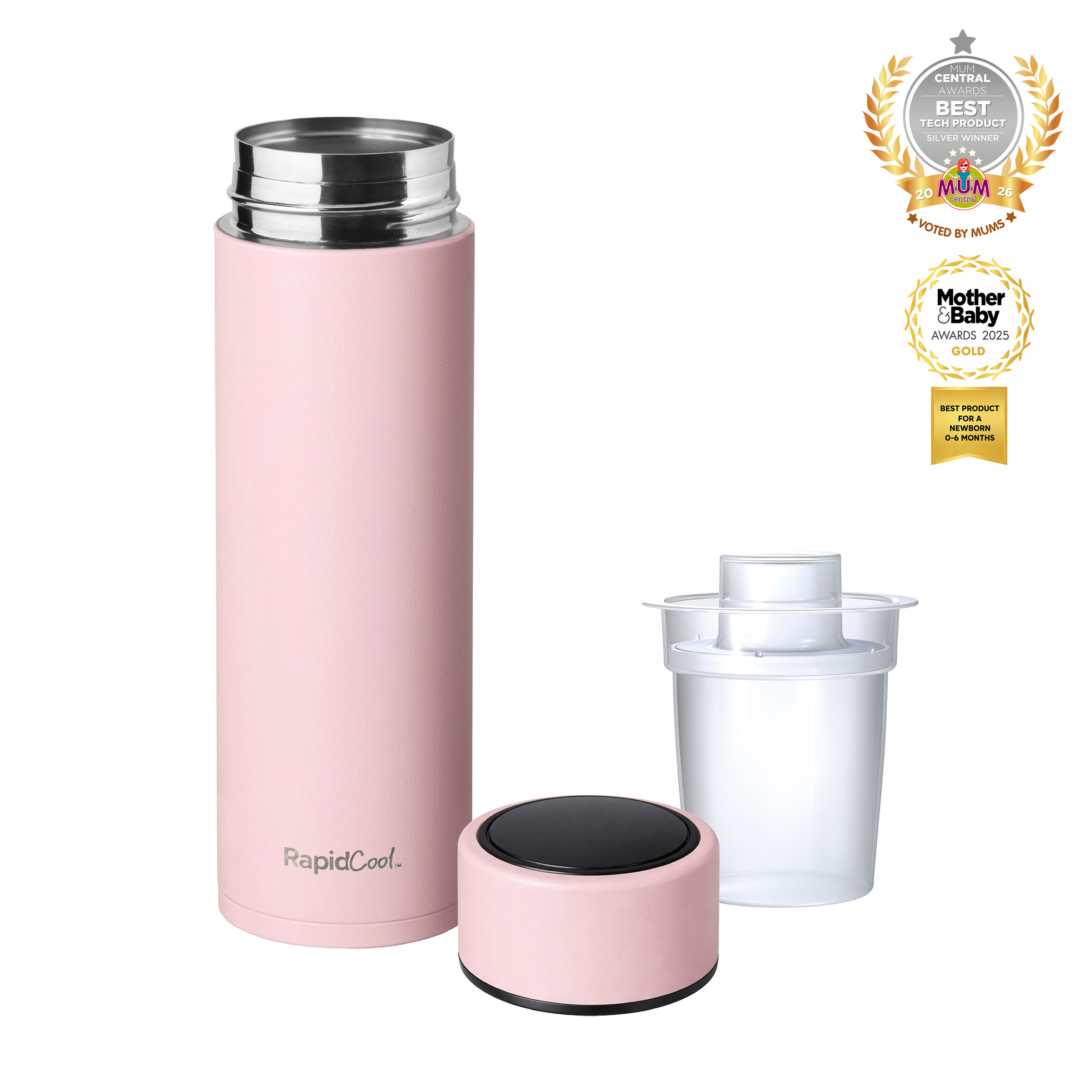Nuby RapidCool™ Pink Portable Formula Feed Maker