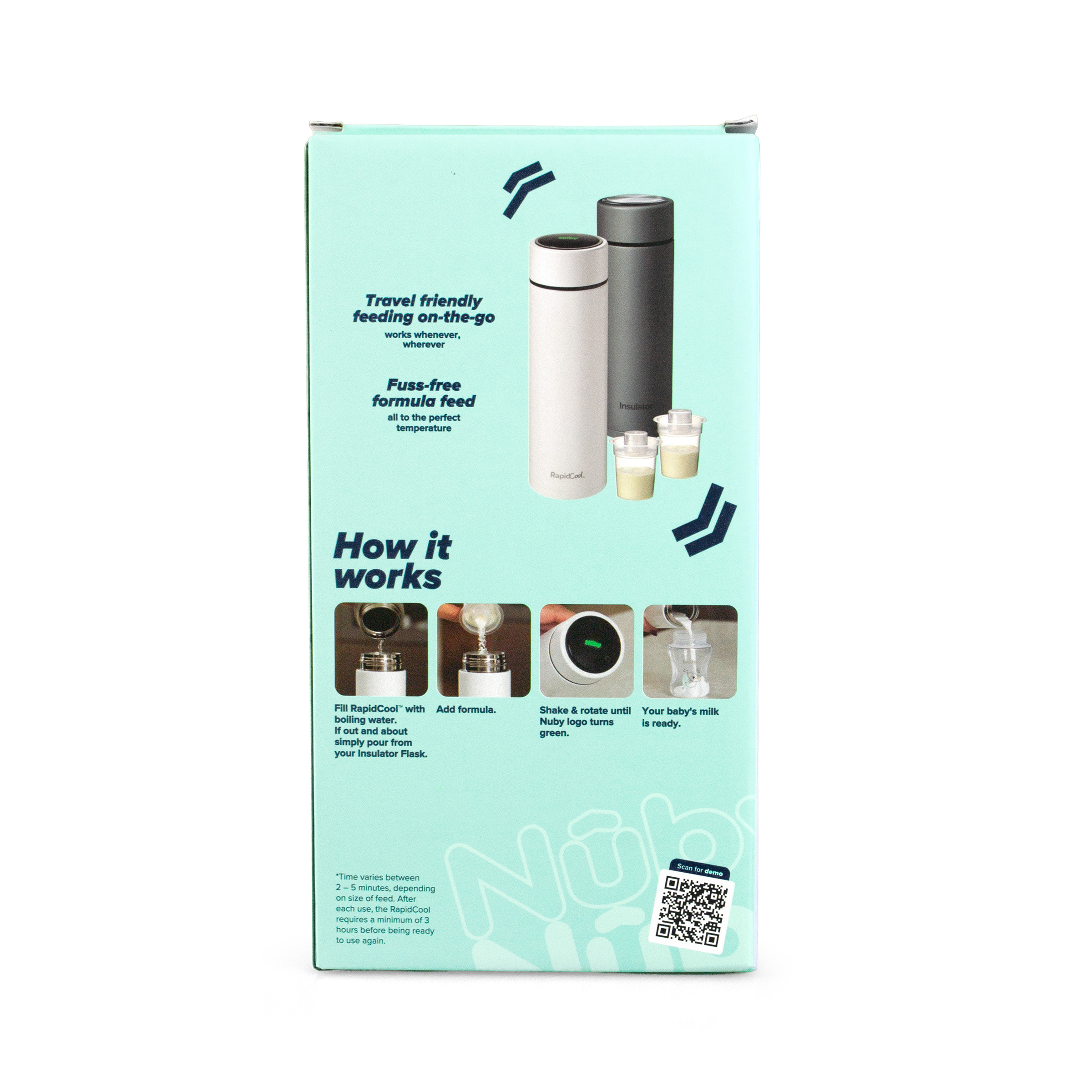 Nuby RapidCool™ Twin Portable Formula Feed Maker