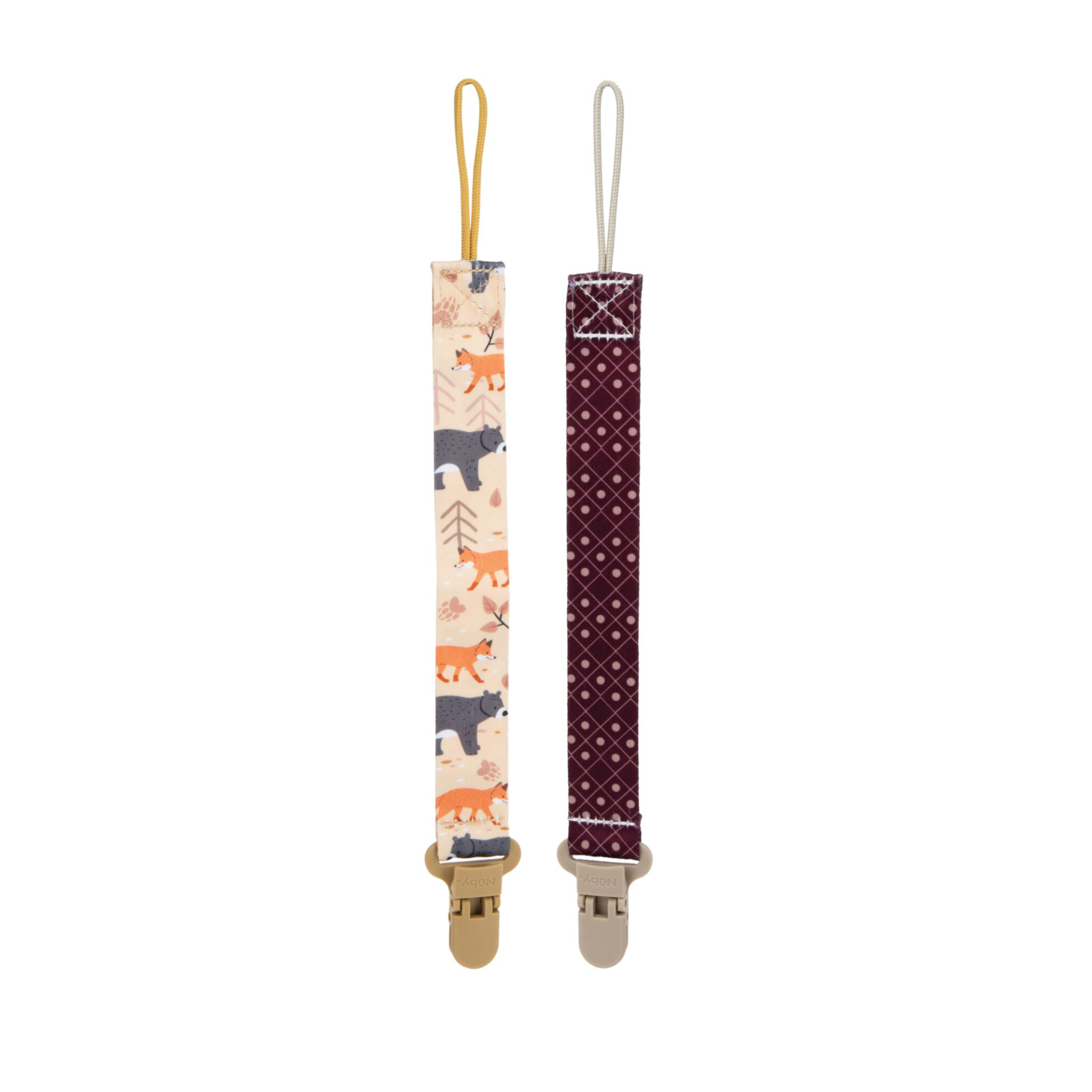 Nuby Printed Fabric Pacifinder Clip