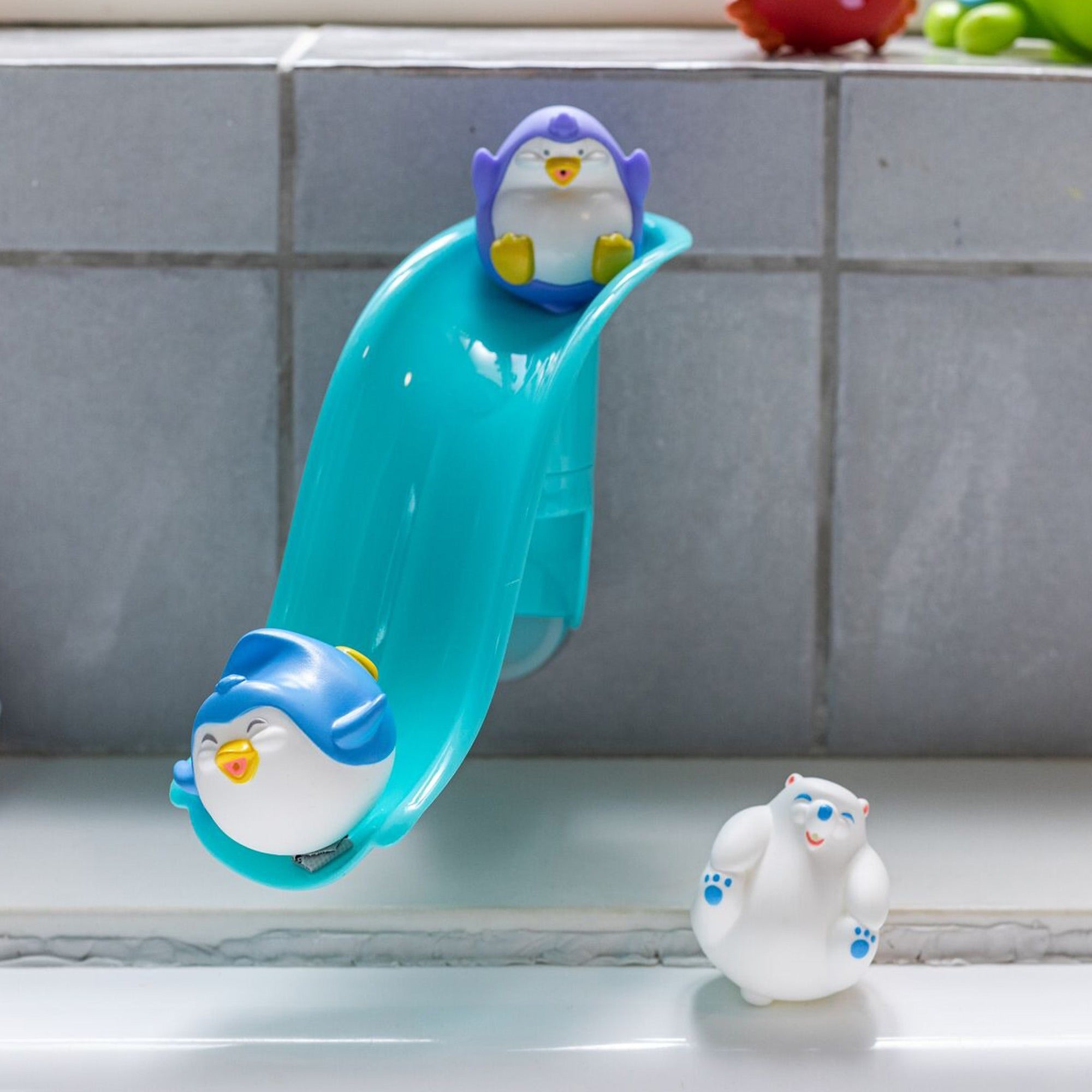 Nuby Splash N' Slide Penguin Bath Toy