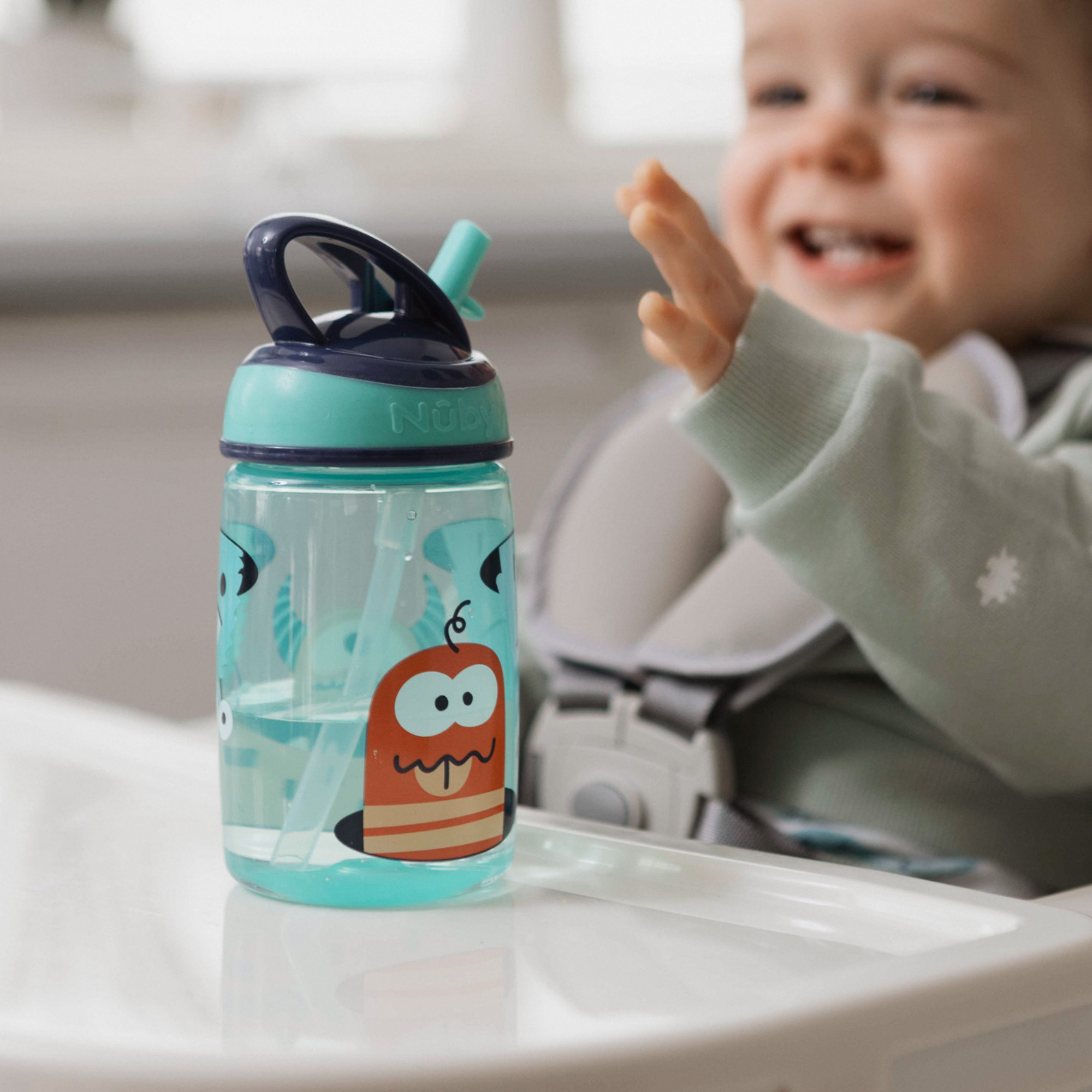 Mighty Swig Water Bottle Monsters 2 Pack Cups Nuby