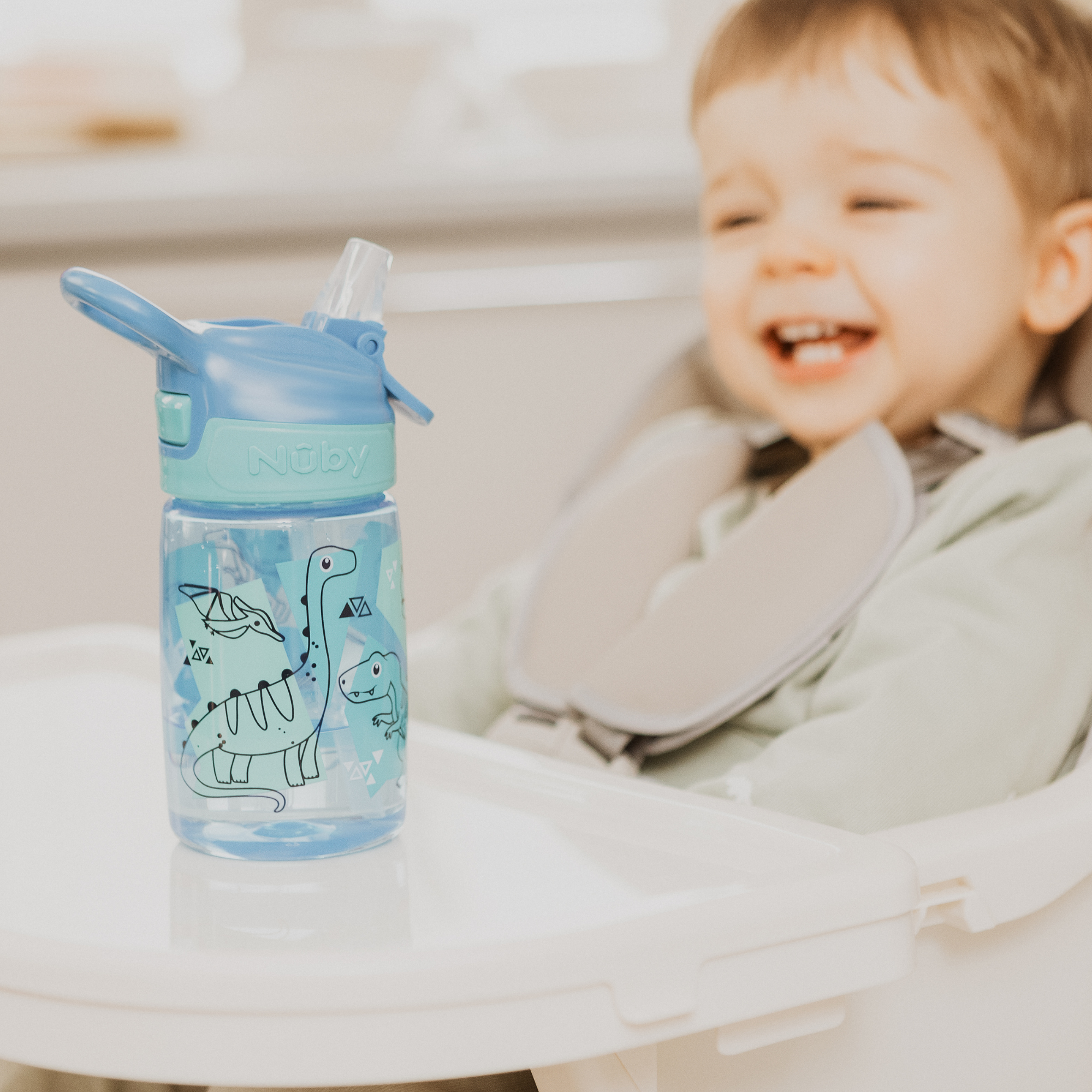 Incredible Gulp Water Bottle Dinosaur 2 Pack Cups Nuby