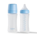 RapidBottle Glass Baby Bottle Blue 270ml