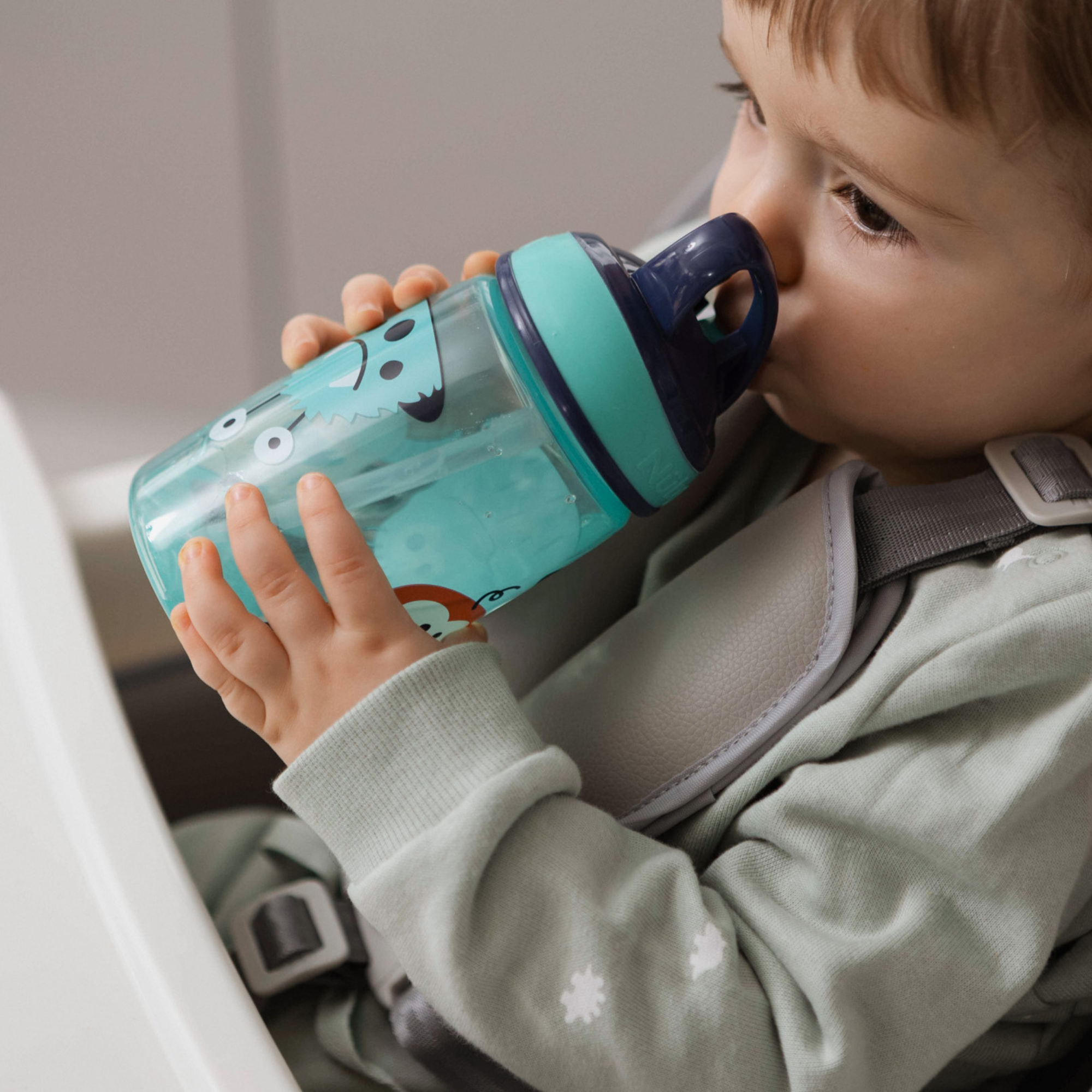 Mighty Swig Water Bottle Monsters 2 Pack Cups Nuby