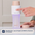RapidBottle Glass Baby Bottle Beige 270ml 