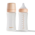 RapidBottle Glass Baby Bottle Beige 270ml 