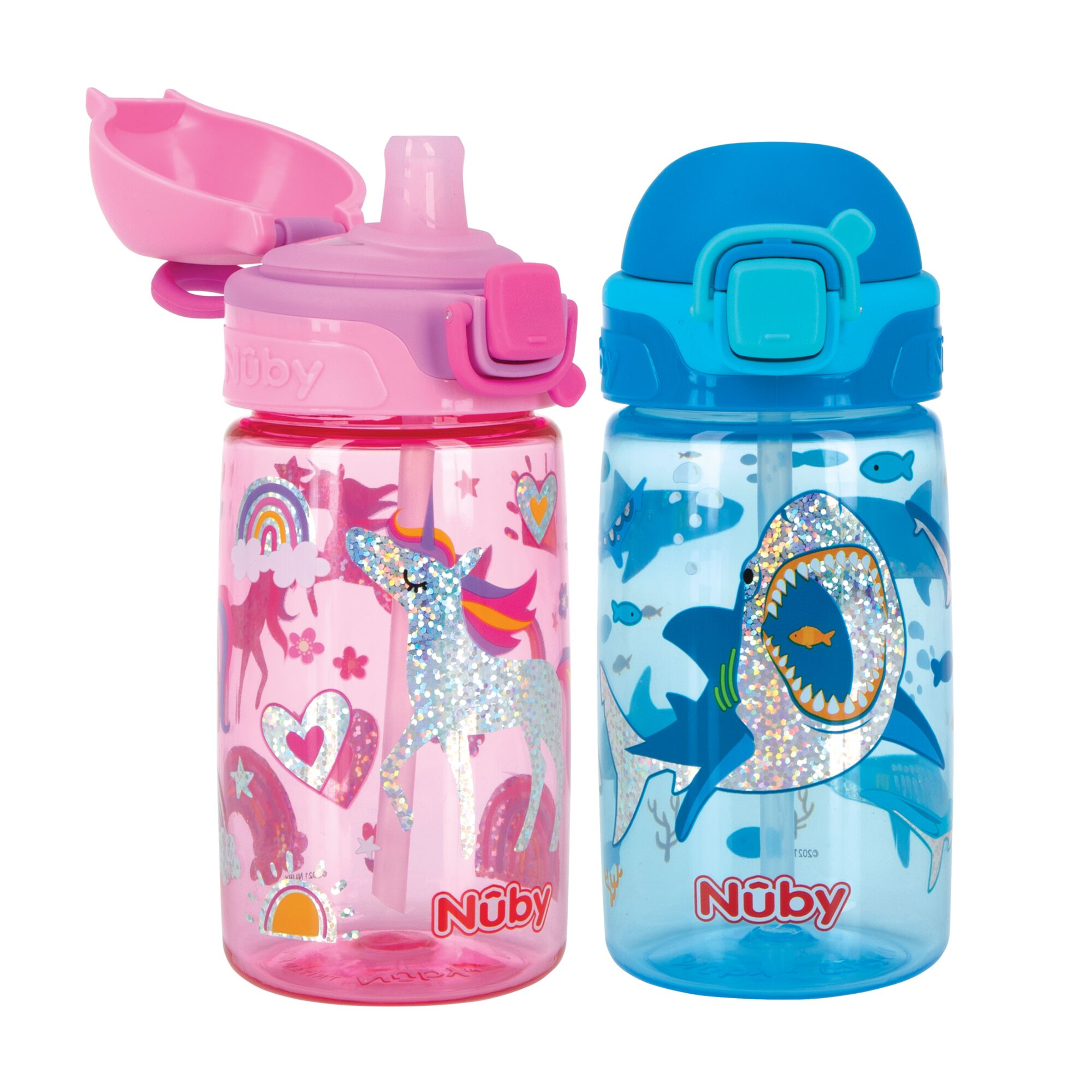 Nuby Thirsty Kids Flip-It Bolt Silicone Spout Cup 415ml