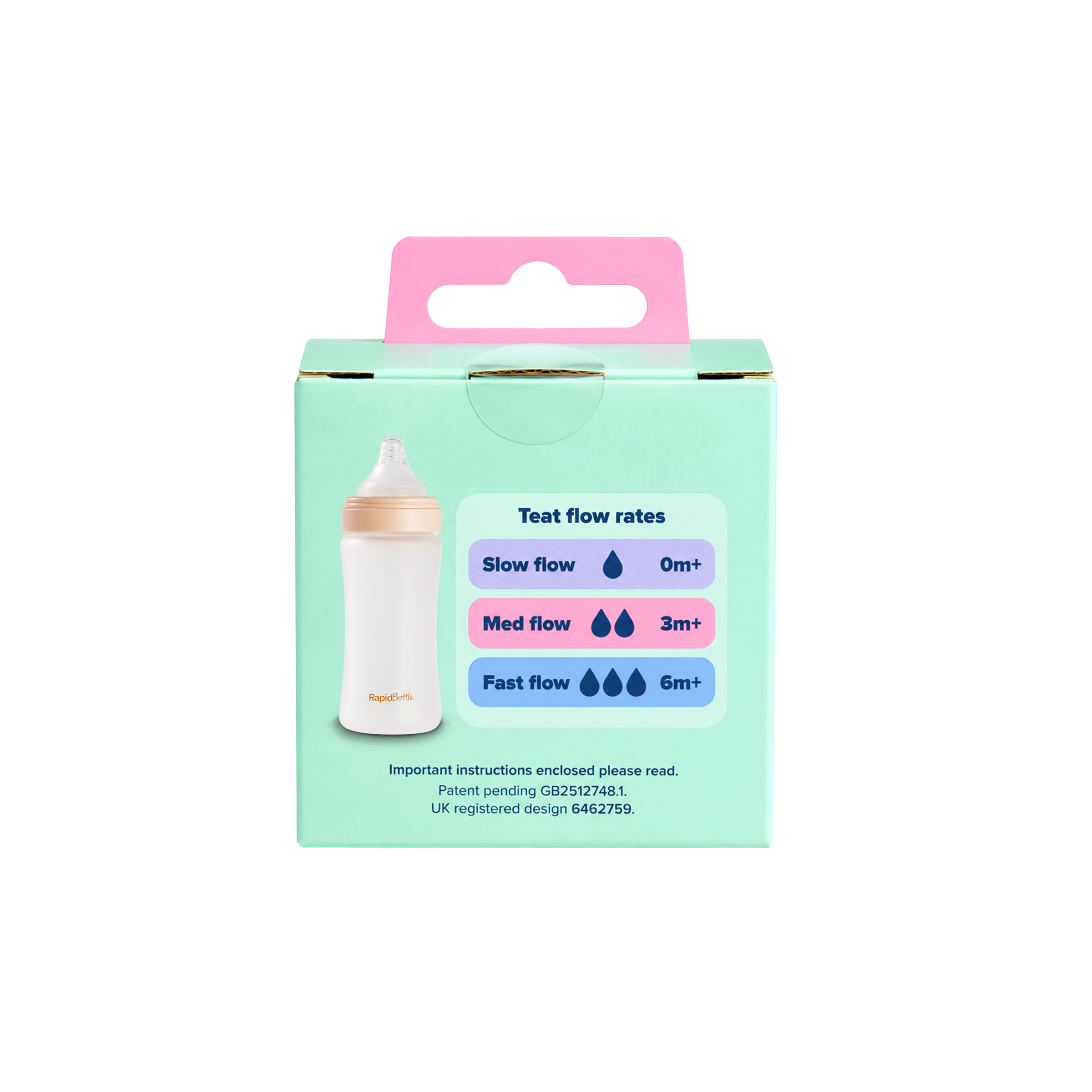 Nuby RapidBottle Medium Flow Teats