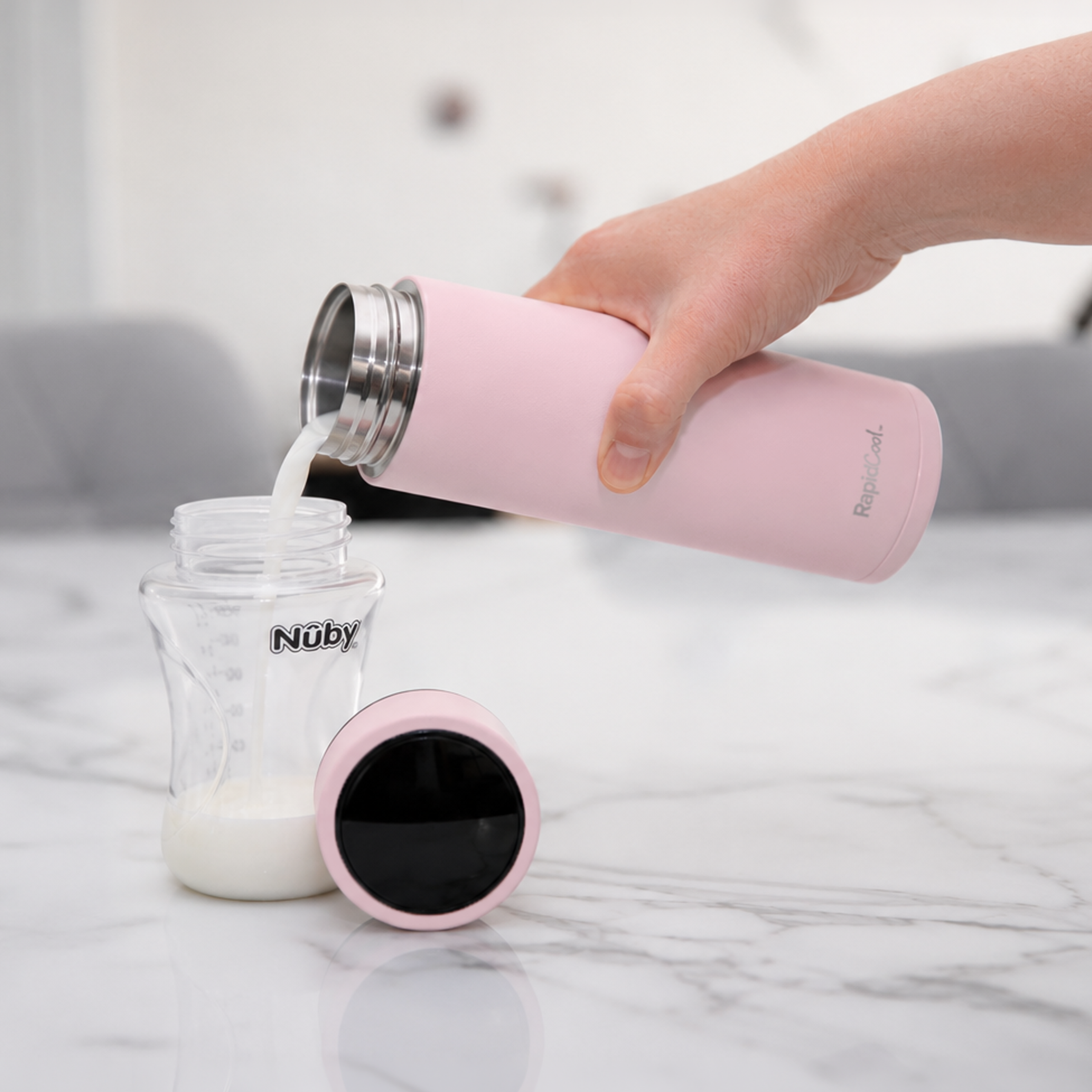 Nuby RapidCool™ Pink Portable Formula Feed Maker