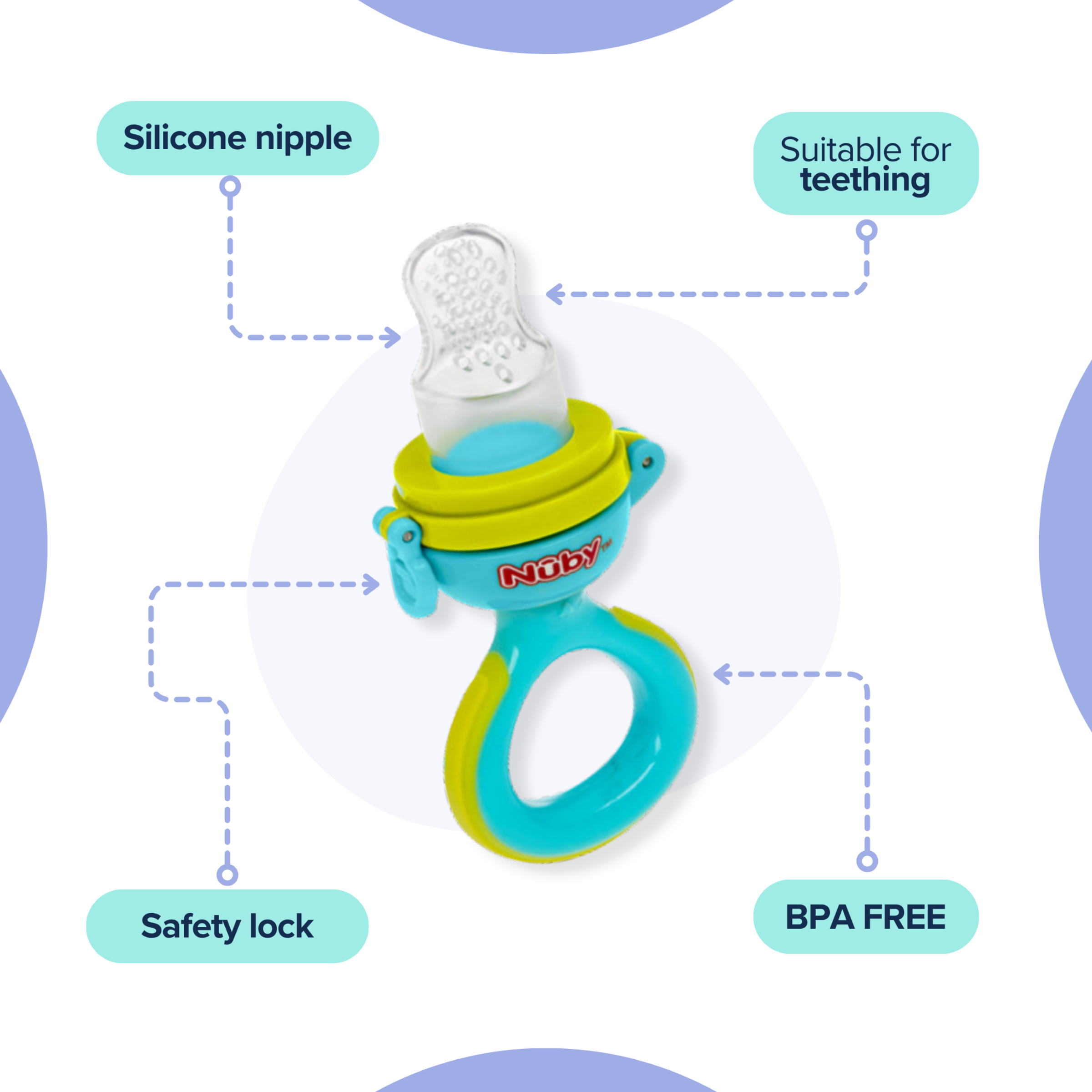 Nuby Twist N' Feed First Soft Foods Feeder
