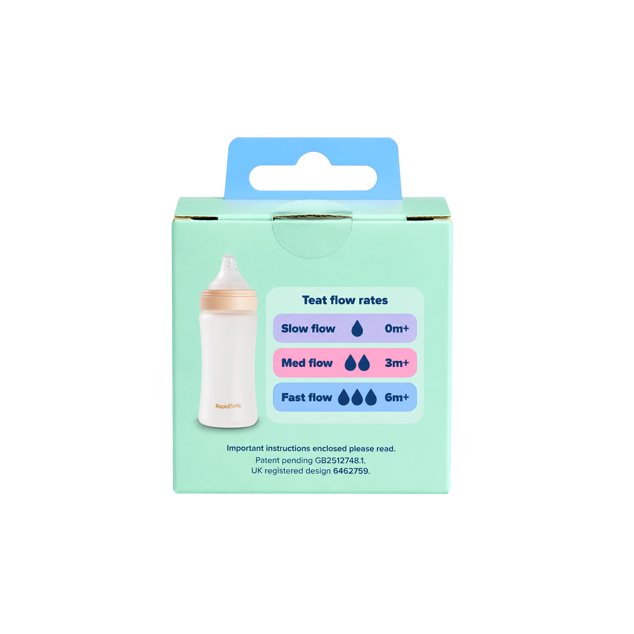 Nuby RapidBottle Fast Flow Teats
