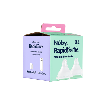 Nuby RapidBottle Medium Flow Teats