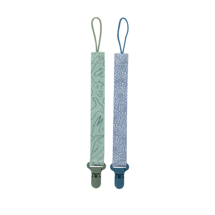 Cloth Pacifier Clip (2 Pack) - Nuby US