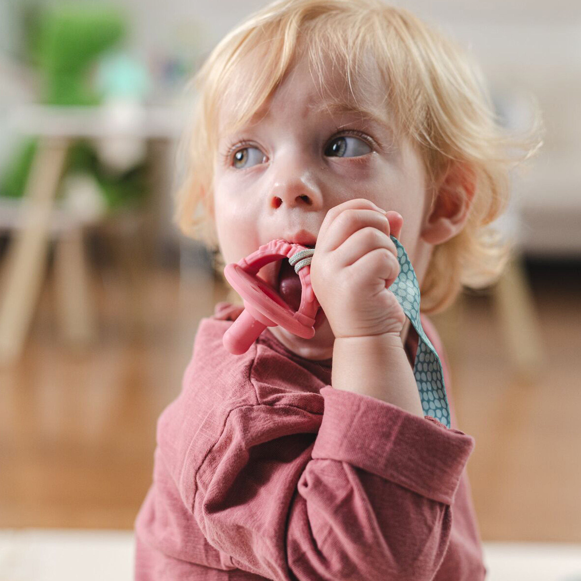 Nuby Printed Fabric Pacifinder Clip