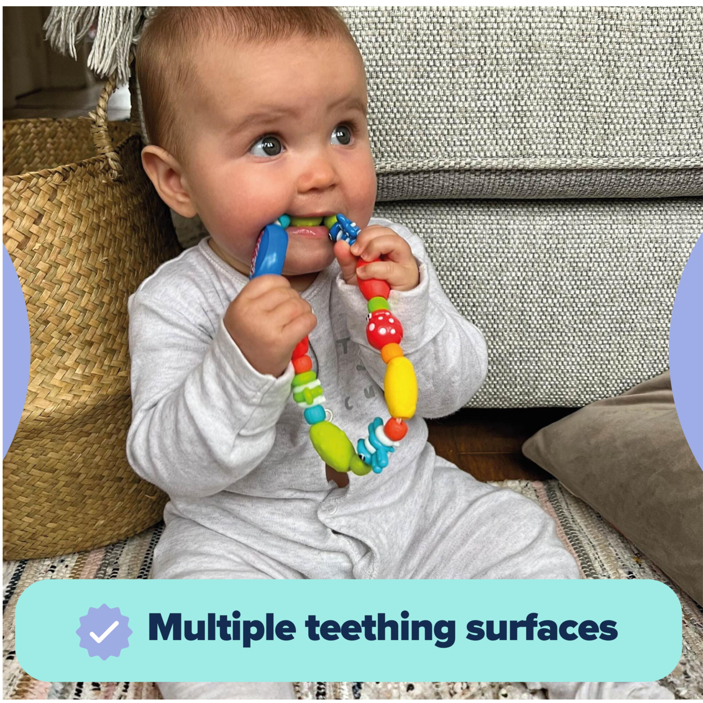 Nuby Bug-a-Loop Teether 