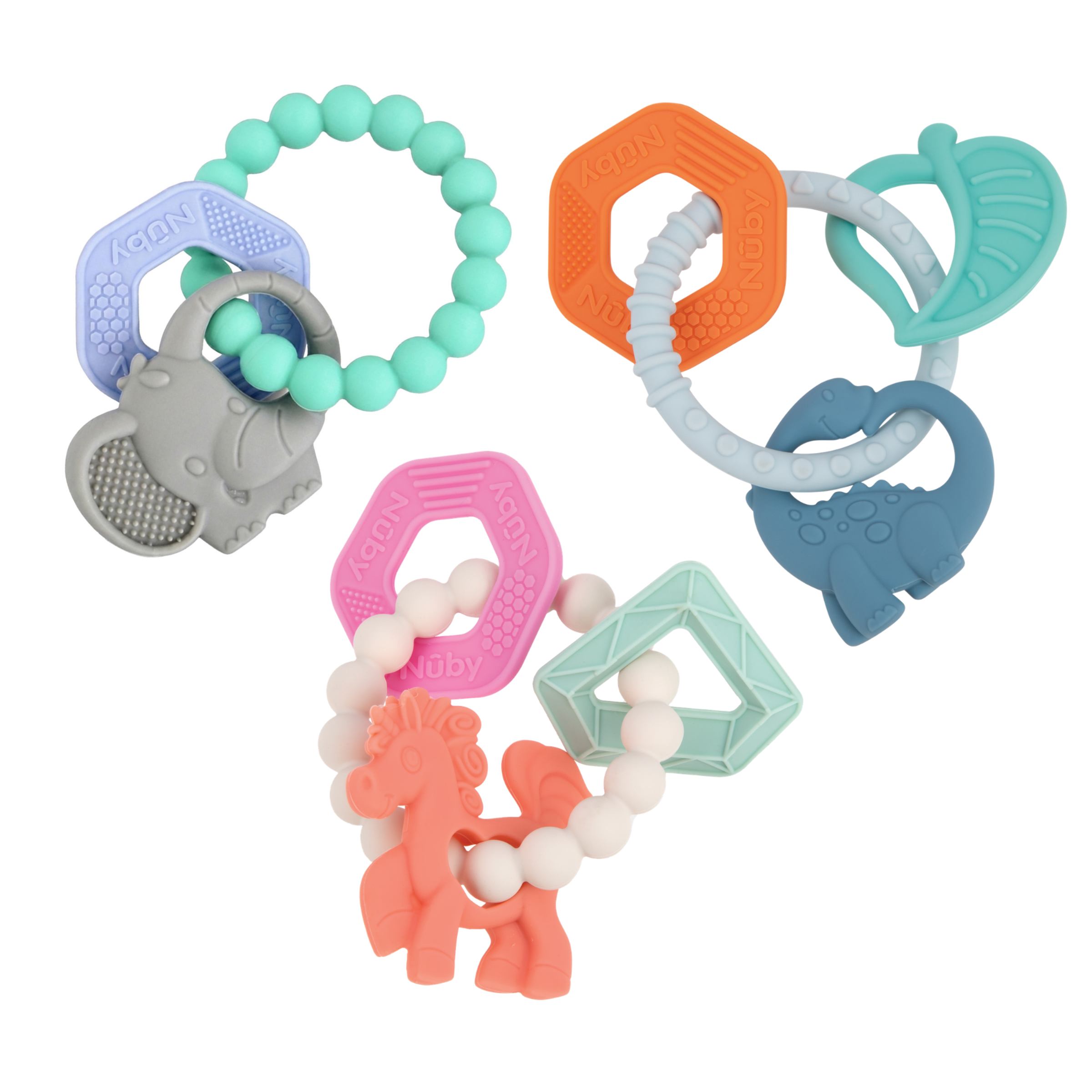 Nuby Chewy Charms Teething Ring