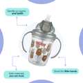 Nuby Flip N' Sip Soft Straw Trainer Cup 240ml