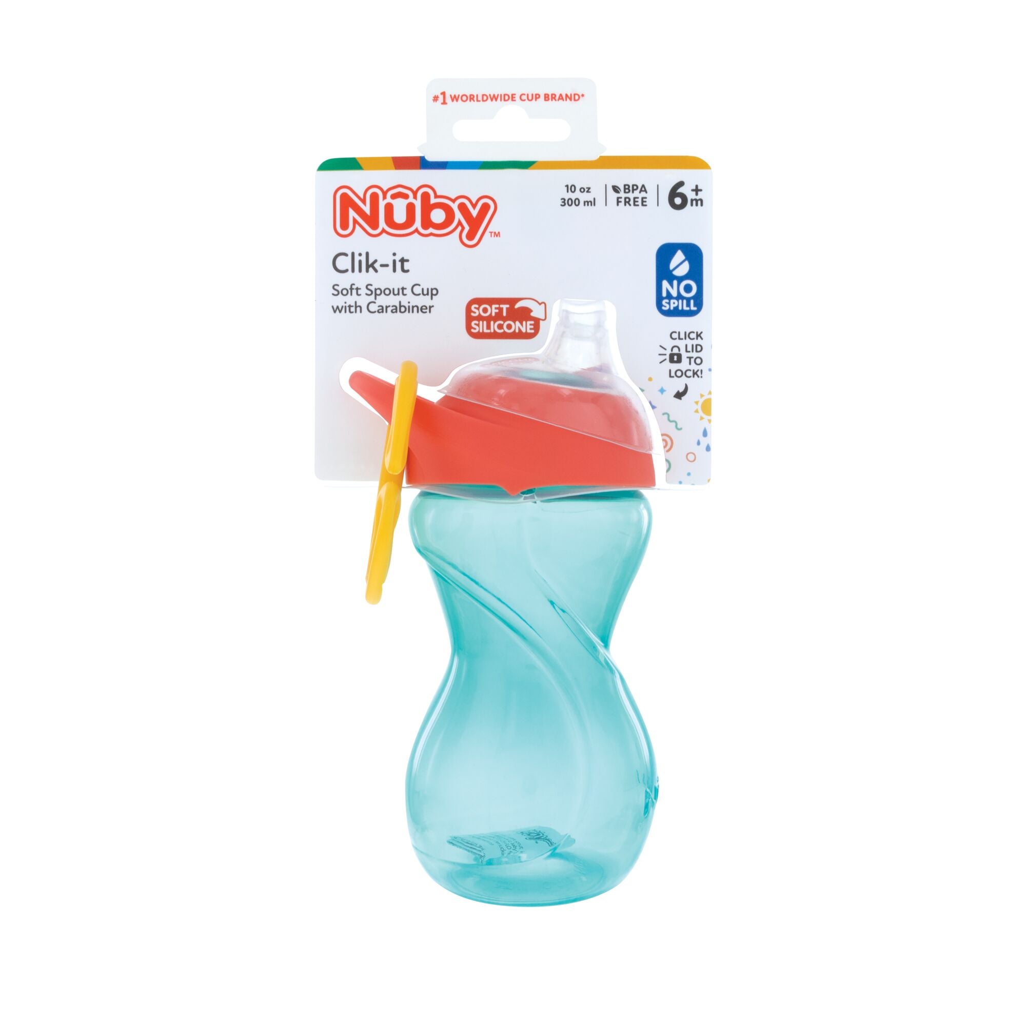 Clik-it Travel Straw Cup with Carabiner