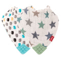 Teething Muslin Bandana Bibs Boy 2 Pack