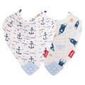Teething Muslin Bandana Bibs Boy 2 Pack
