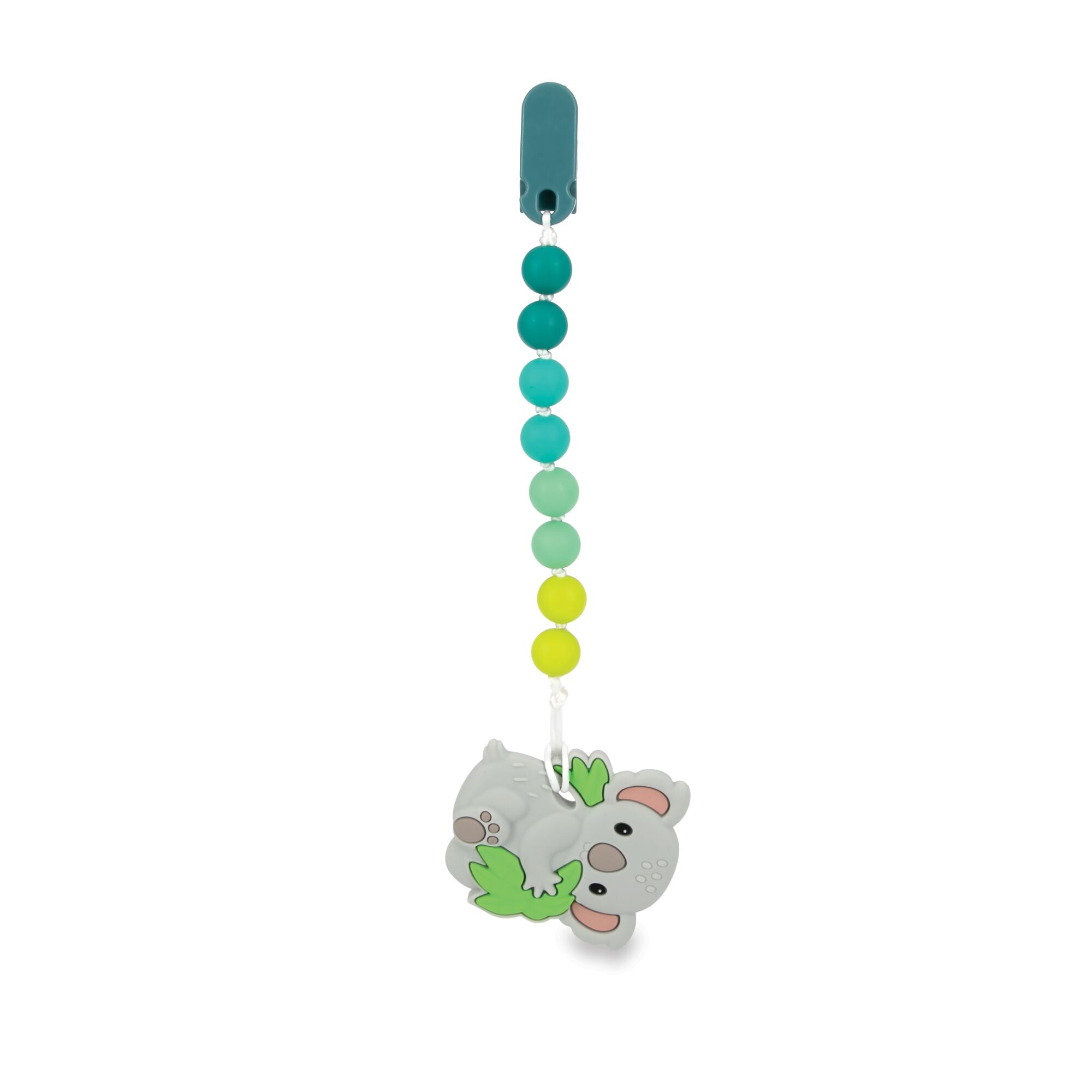 Silicone Teether with Pacifier Clip