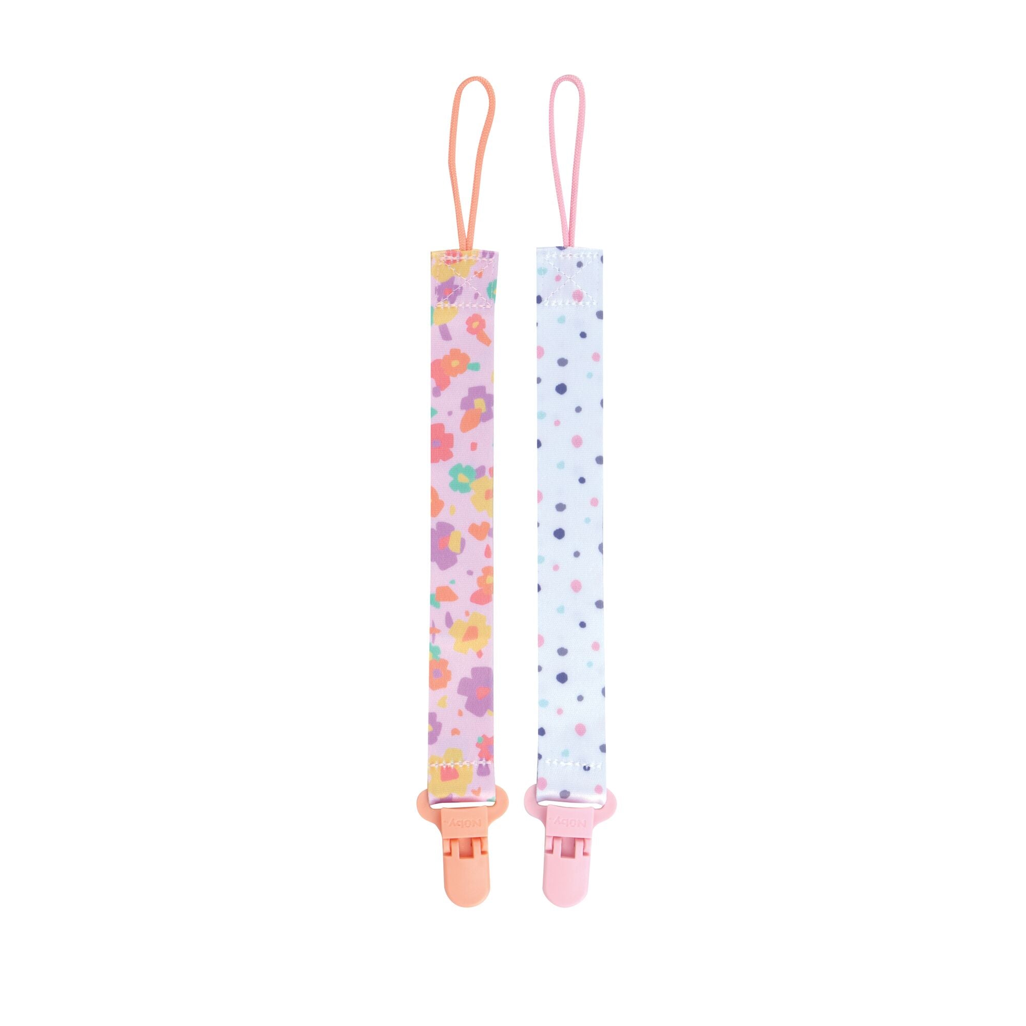 Pacifinder Soother Clip Confetti Blizzard 2 Pack