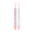Pacifinder Soother Clip Confetti Blizzard 2 Pack
