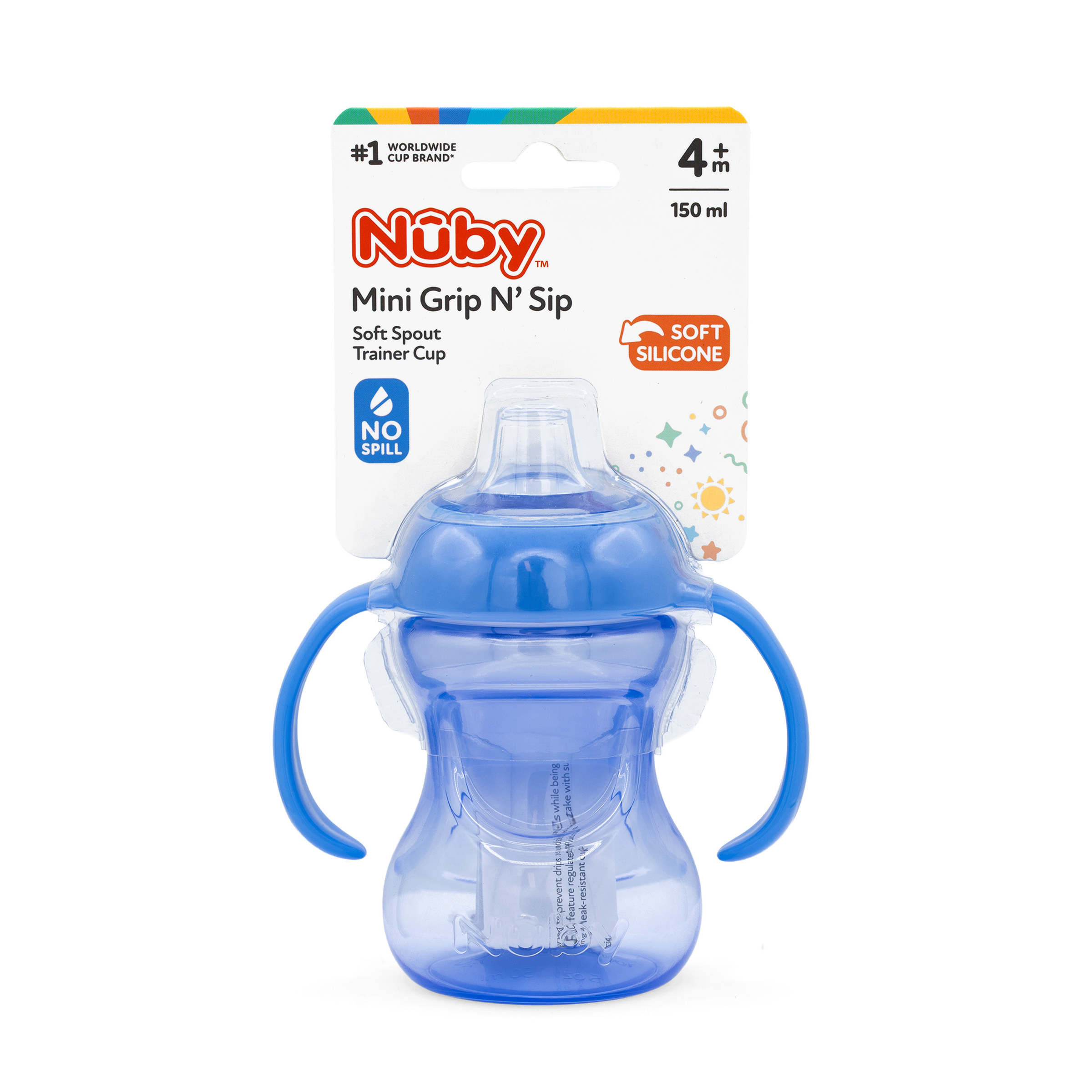 Nuby Mini Grip N' Sip Soft Spout Trainer Cup 150ml