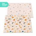 Nuby Reversible Foldable Play Mat Assorted (Rainbow or Safari)