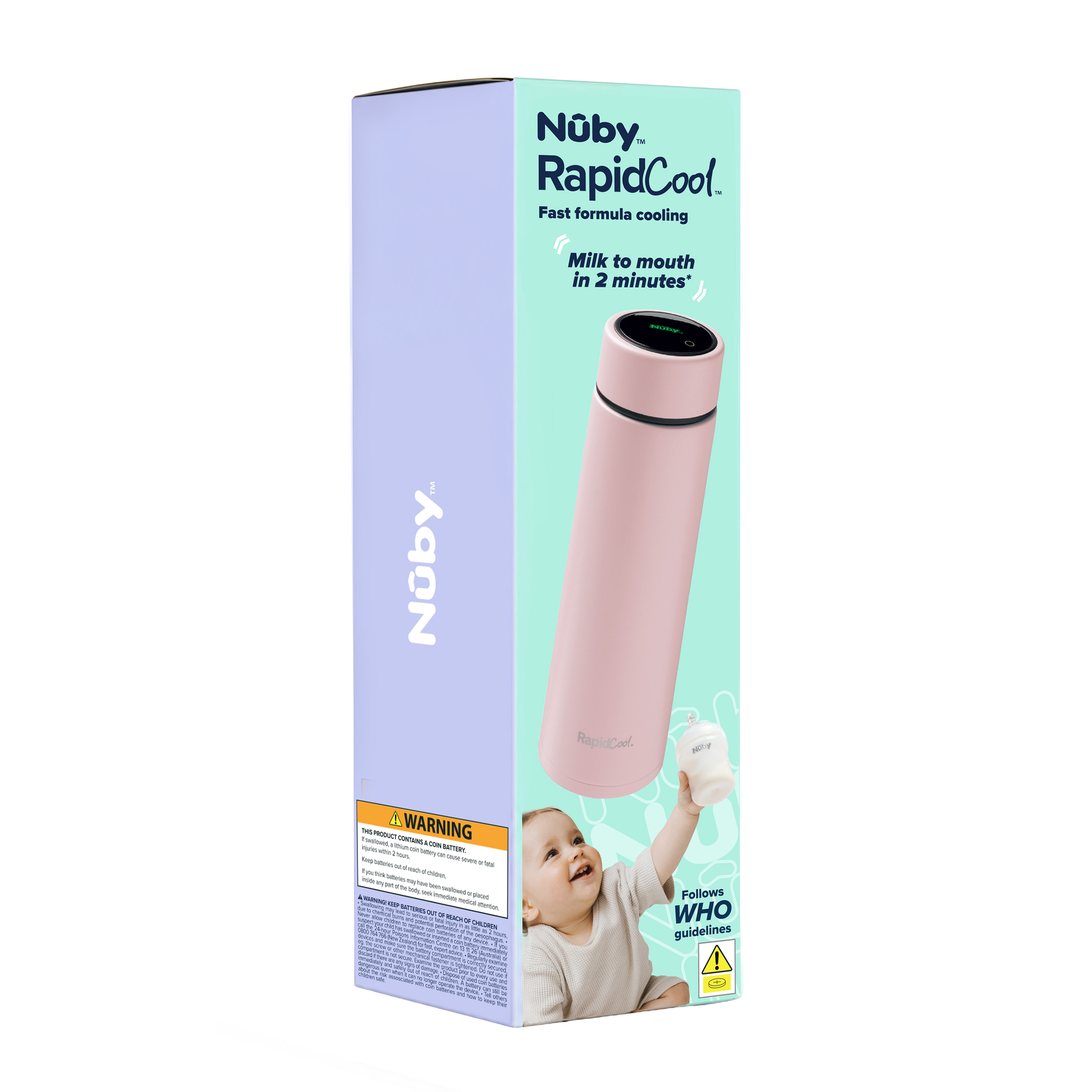 Nuby RapidCool™ Pink Portable Formula Feed Maker