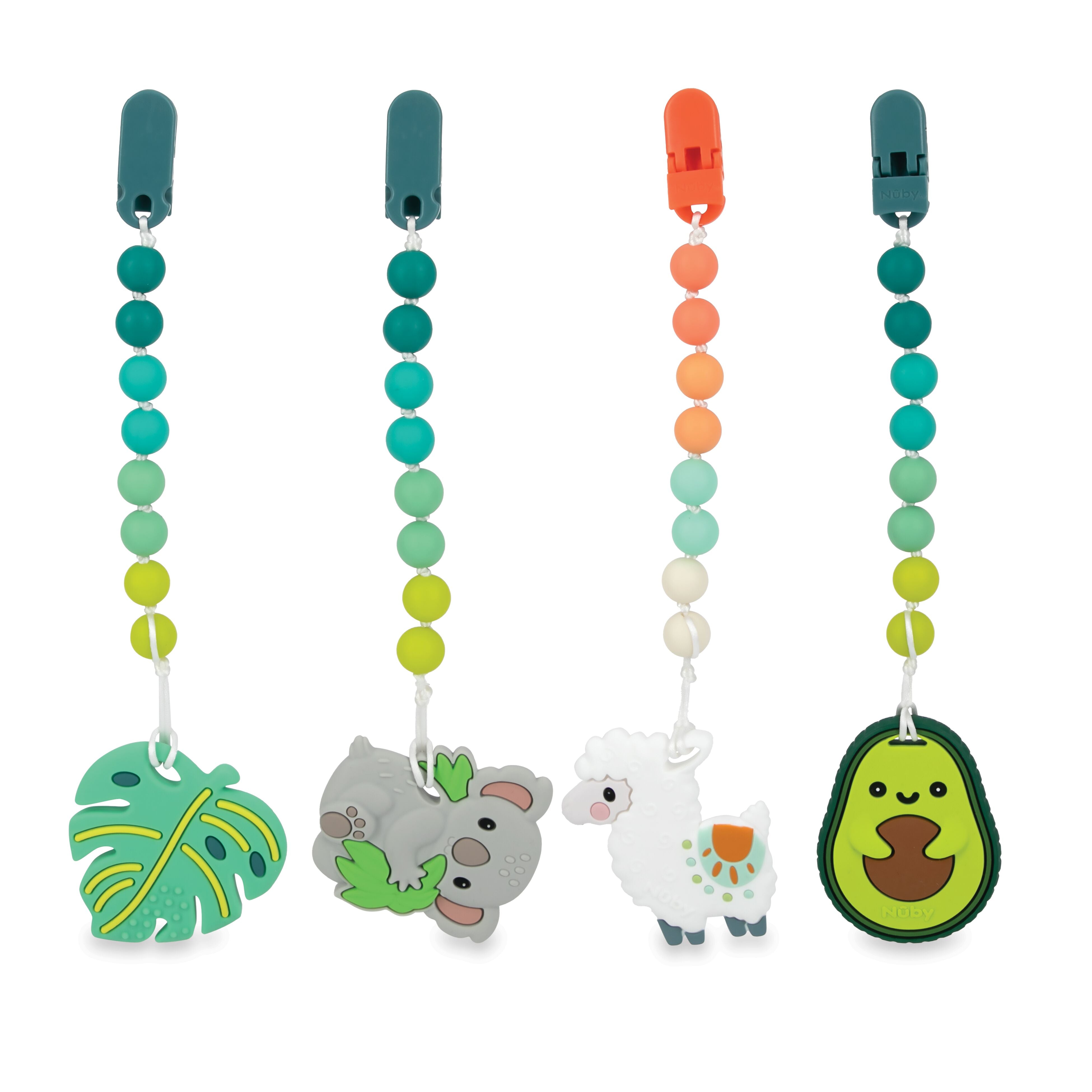 Nuby Silicone Teether with Pacifinder