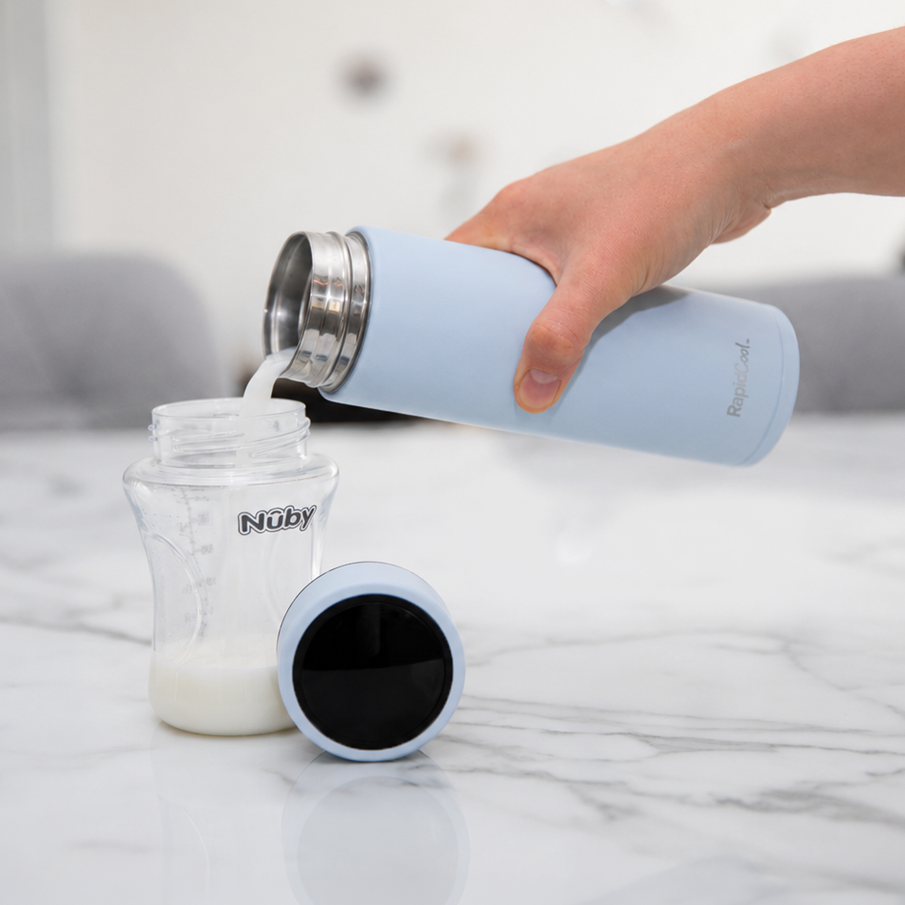 Nuby RapidCool™ Blue Portable Formula Feed Maker