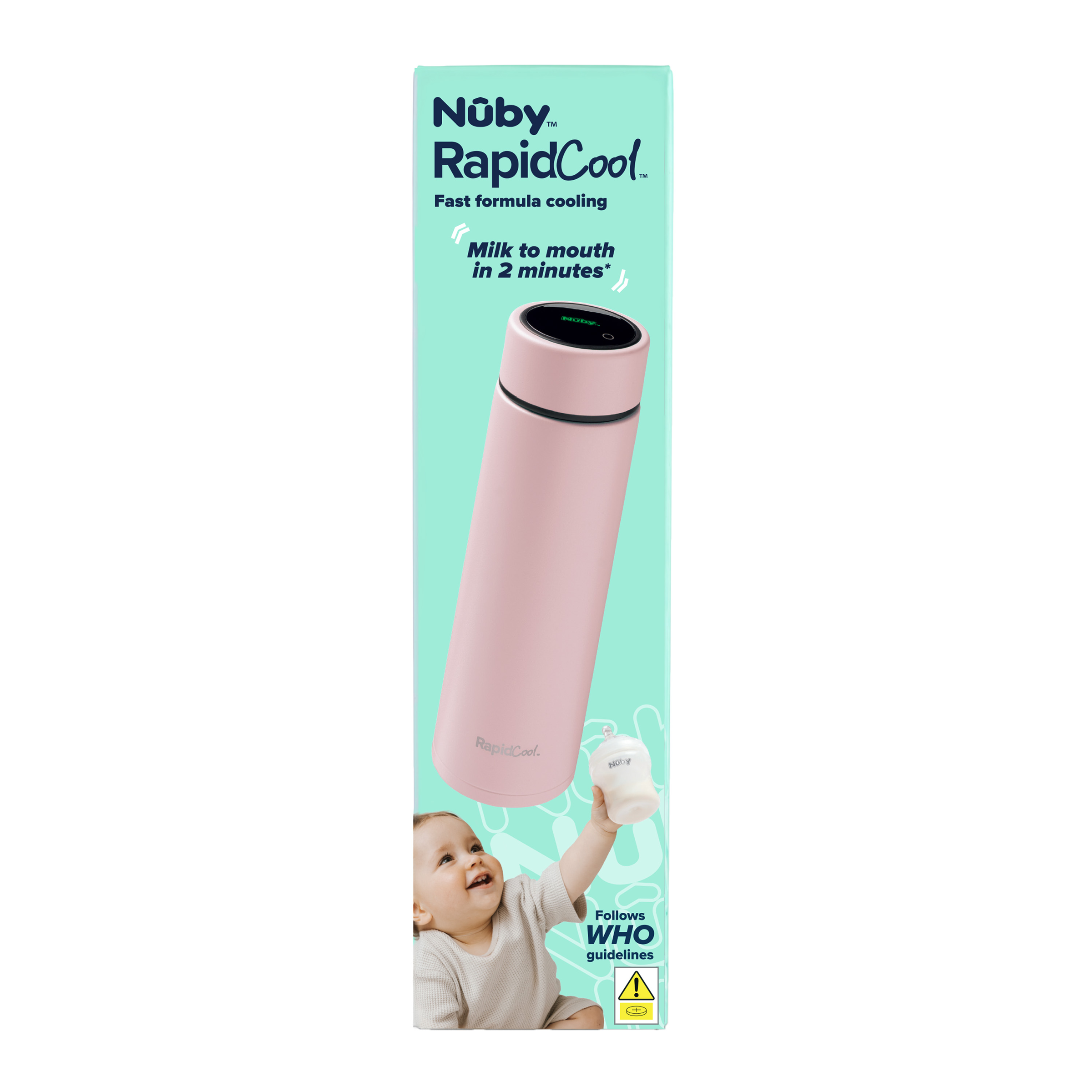 Nuby RapidCool™ Pink Portable Formula Feed Maker